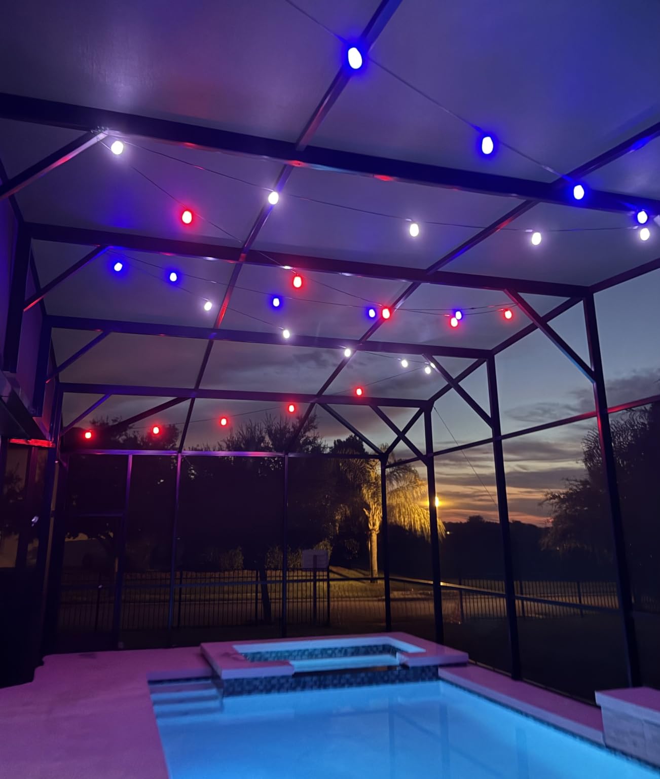 Govee S14 Bulb Outdoor String Lights 2, 96ft RGBICWW, 30 LED Bulbs, IP66, Patio Lights with 111 Scene Modes for Patio, Backyard, Garden, Compatible with Alexa, Google, Matter, APP Control customer photo 1