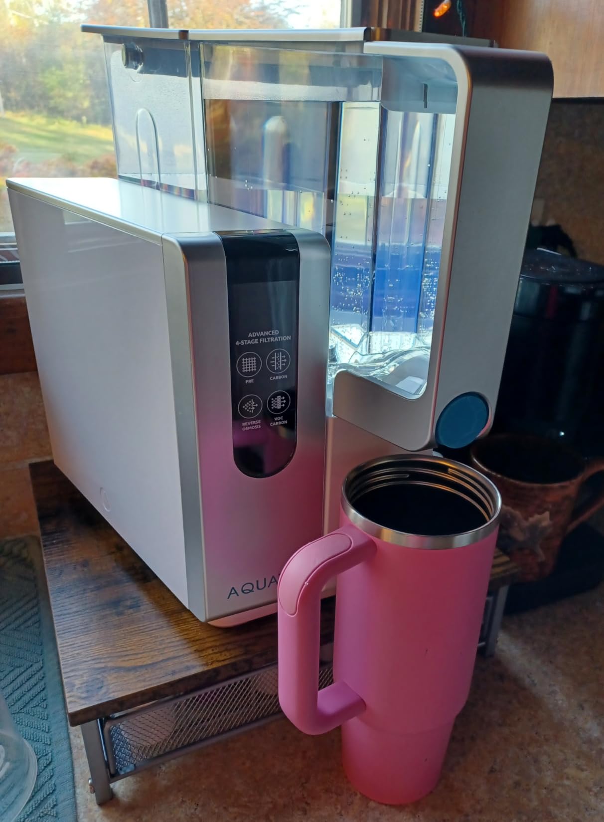 AquaTru Water Purification Unit - Certified NSF/ANSI Standards, Removes 84 Contaminants, No Plumbing Required, Cost-Effective, Environmentally Friendly customer photo 1