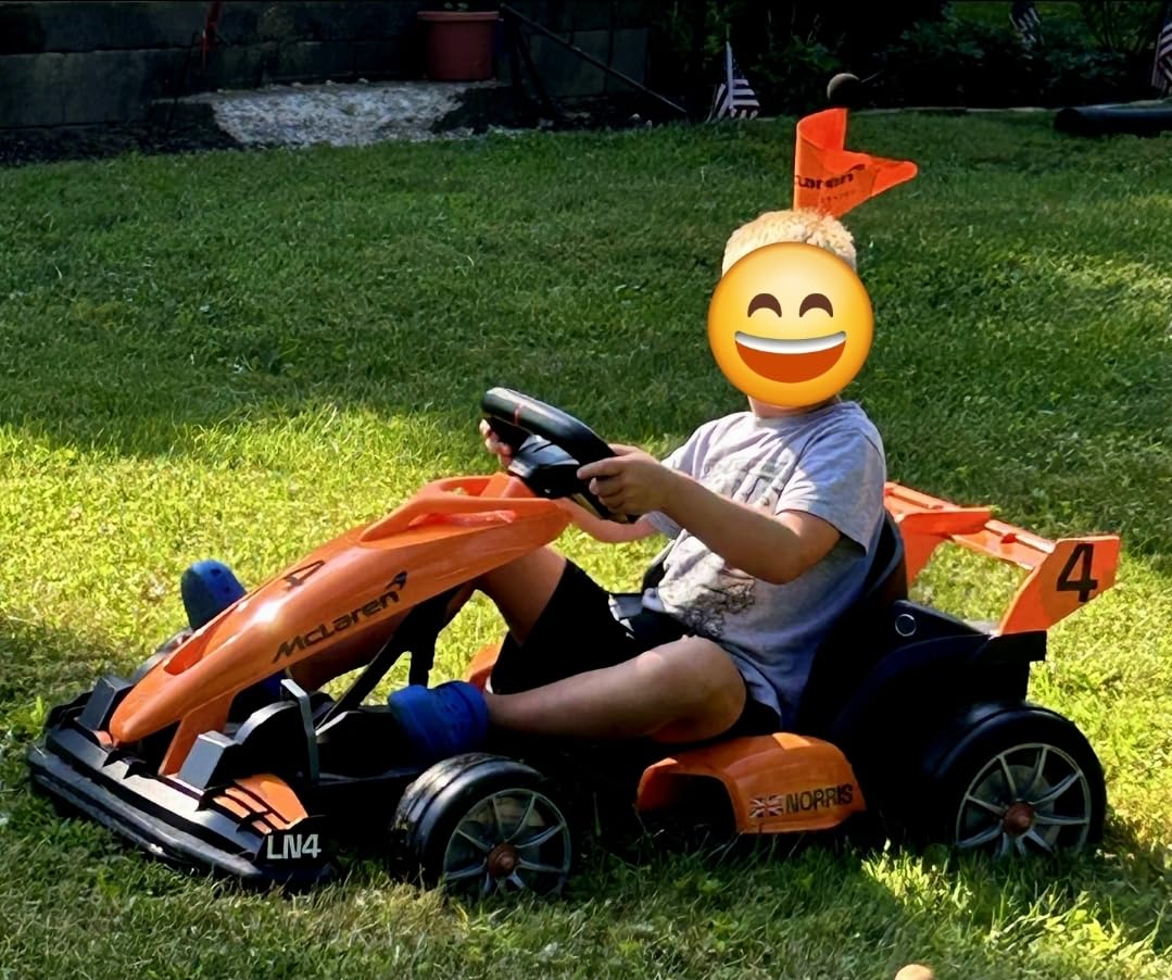 First Ride On Licensed McLaren 24V 7Ah Electric Go Kart for Big Kids customer photo 1