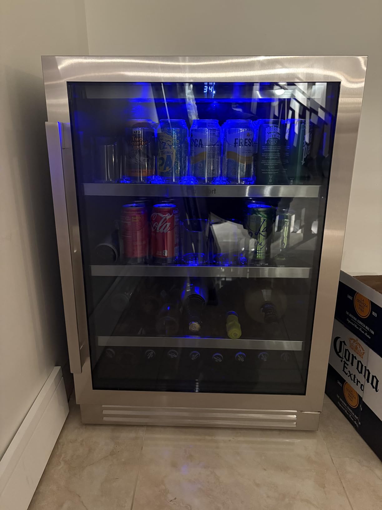 Ca'Lefort 24 Inch Wine & Beverage Refrigerator, Dual Zone Wine Fridge customer photo 1