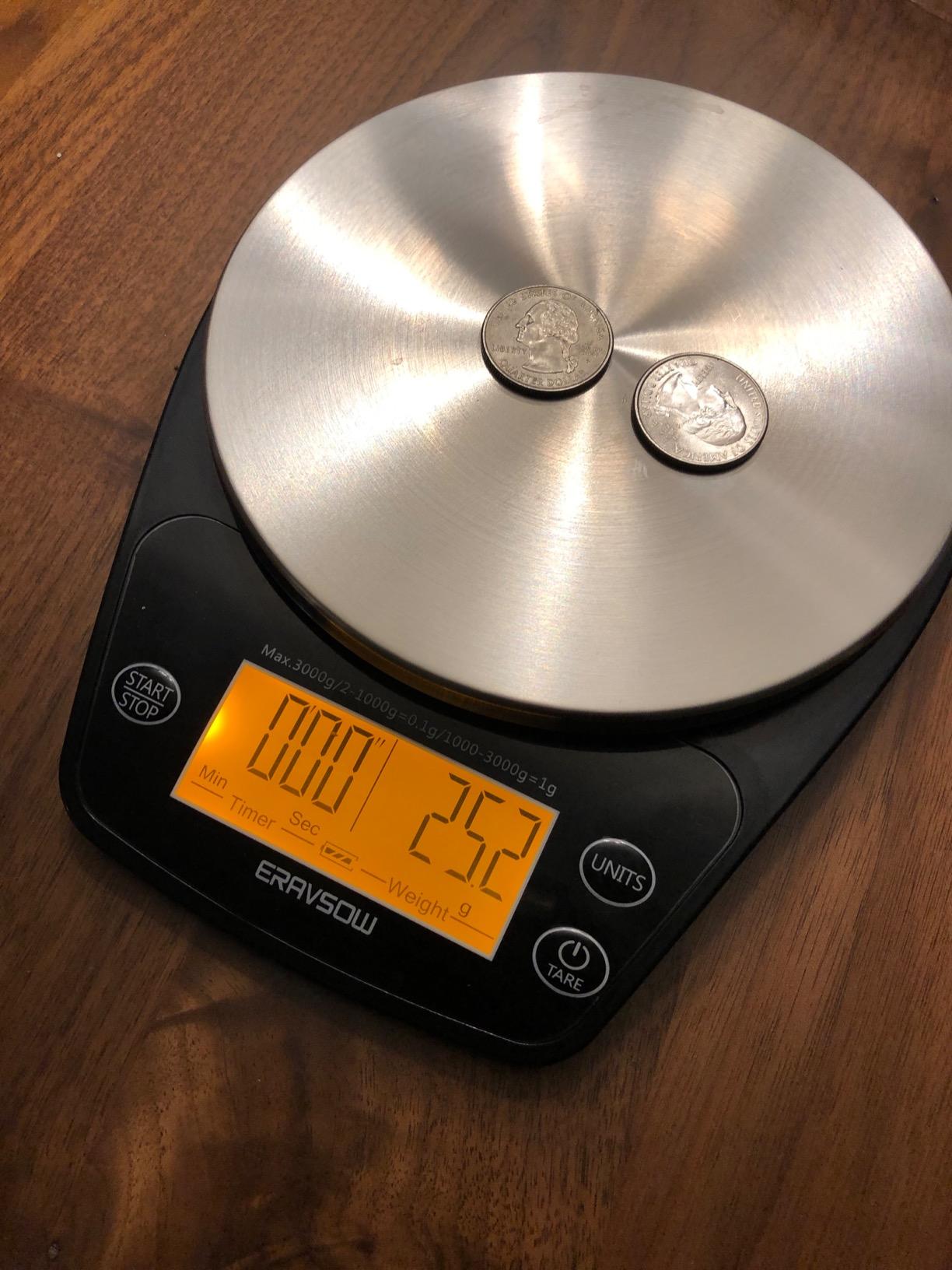 Espresso Coffee Scale with Timer, 0.1g/2kg, USB-C Rechargeable customer photo 2