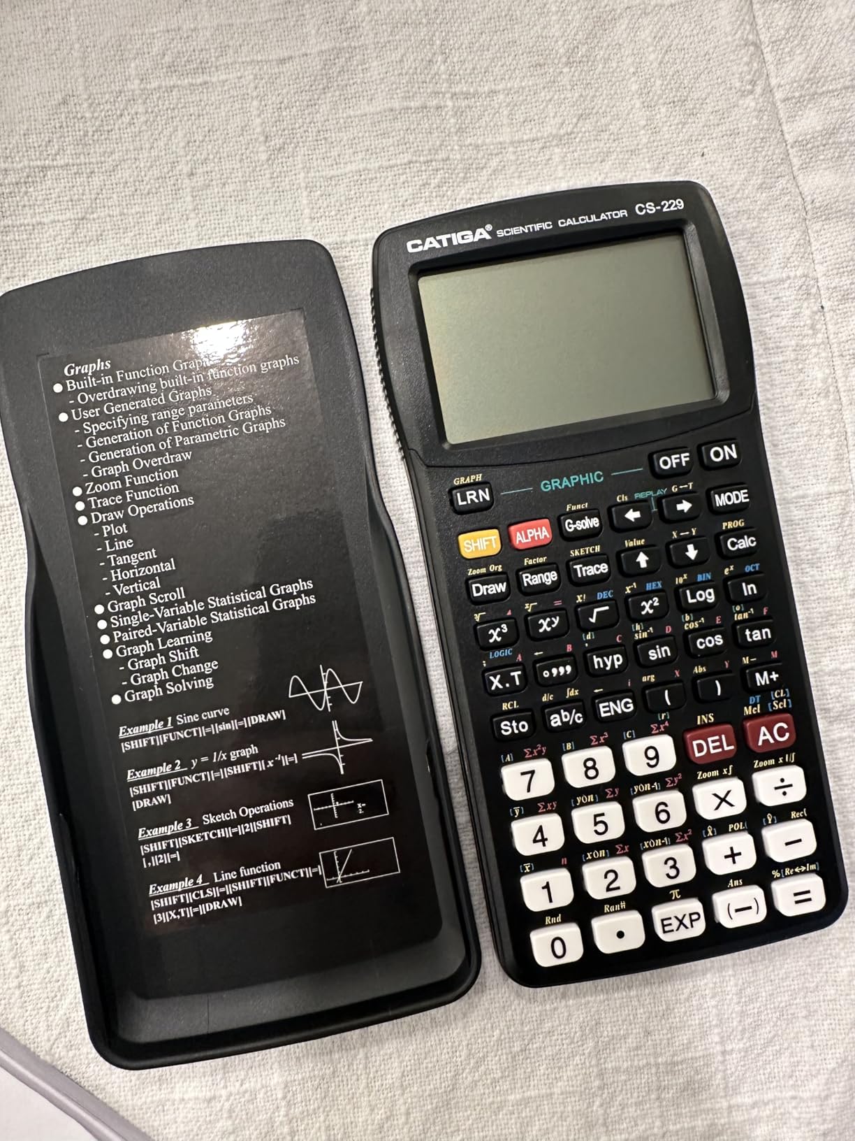 CATIGA Scientific Calculators with Graphic Functions, Graphing Calculators with Multiple Modes, Scientific Calculators for Students, High School or College Courses, Calculadora Cientifica, CS-229 customer photo 2