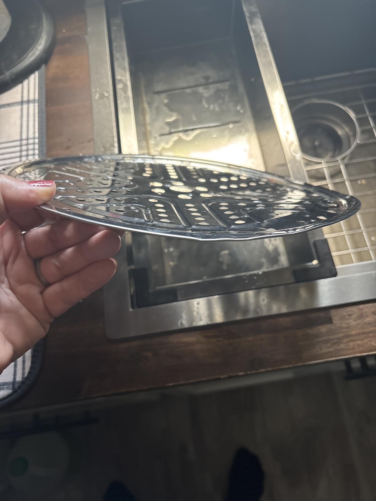 3 Pcs Pressure Canner Racks, 11-inch Pressure Cooker Rack customer photo 2