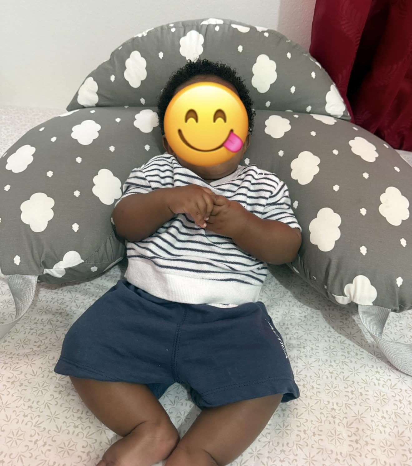 Momcozy Original Nursing Pillow for Breastfeeding - Innovative Safety Guard customer photo 2