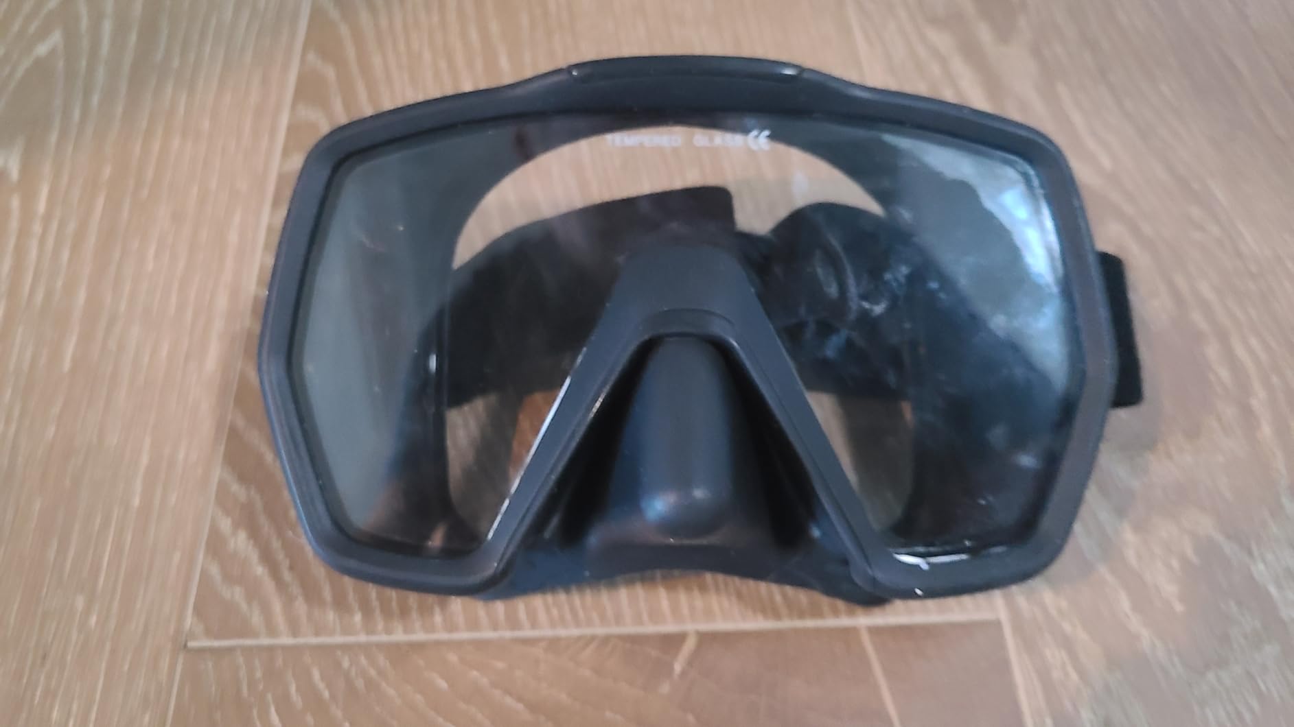 Supertrip Adult Frameless Scuba Diving Mask | Fabric Strap, Tempered Glass Lens, Low Volume for Freediving, Spearfishing, Snorkeling customer photo 2