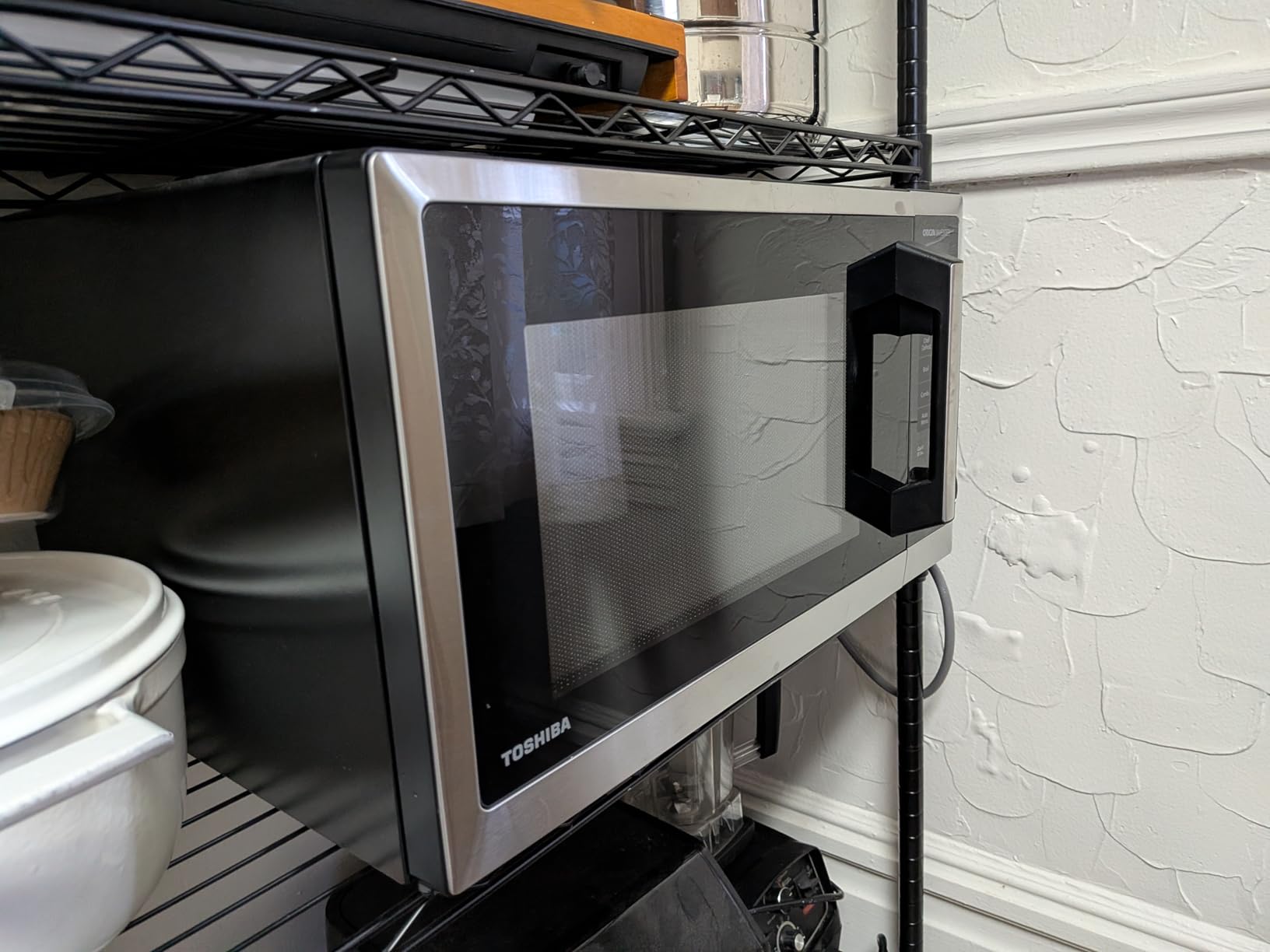 TOSHIBA OptiChef PRO MAX Air Fryer Combo Microwave Oven, 1.3 Cu.Ft, 1100W customer photo 2