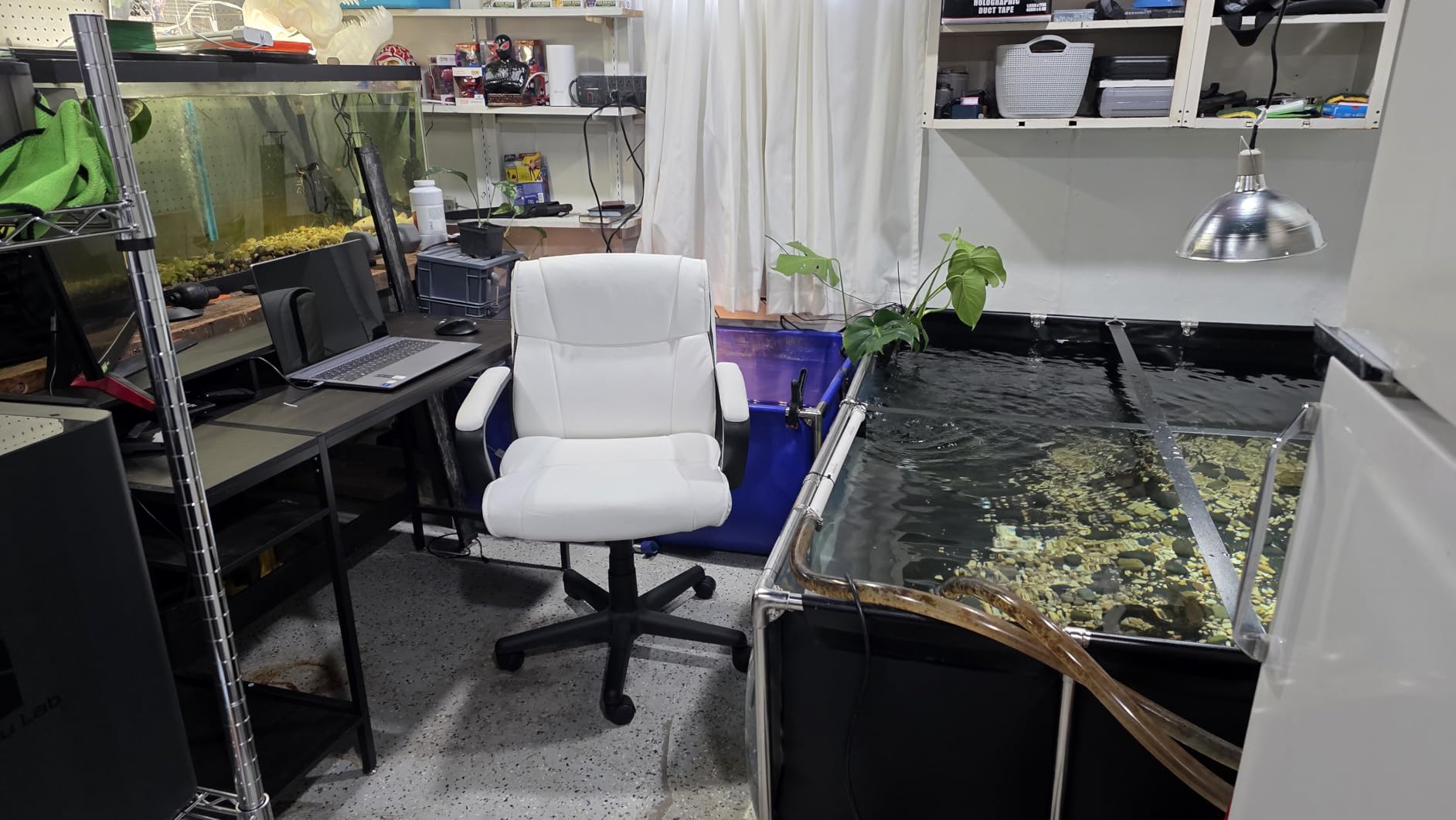 VEVOR Canvas Fish Pond Koi Tank, 470 Gal Above Ground Fish Tank Turtle Pond customer photo 1