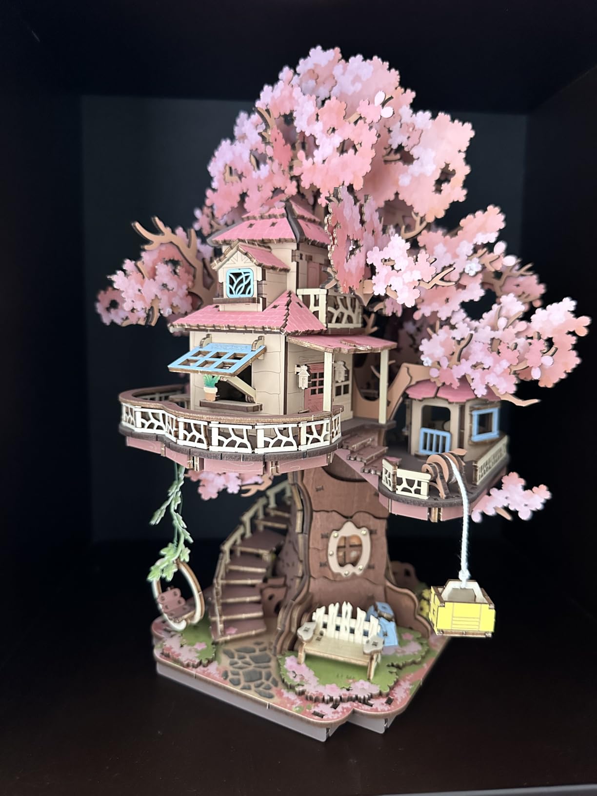 Rolife DIY Miniature House Kits Sakura Tree House 12