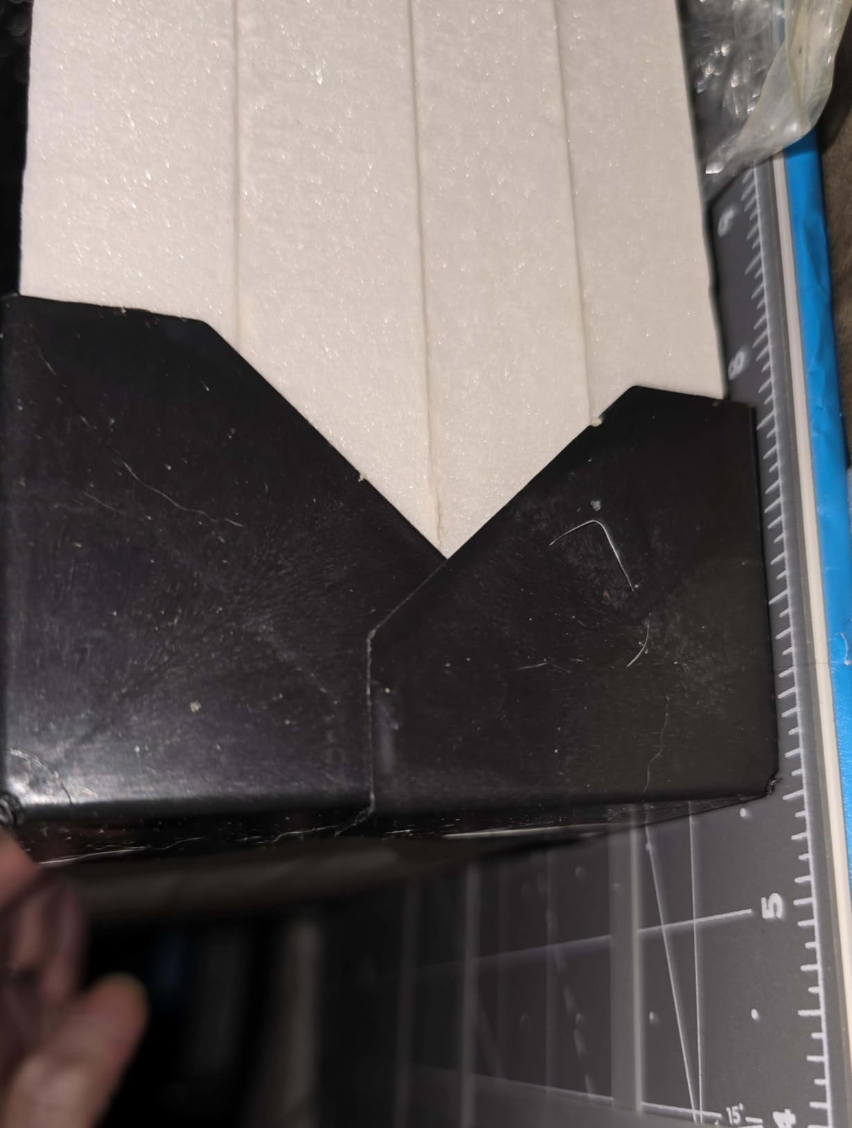 High Density XPS Foam Board, 4 Pack 15.6x11.7x0.79in Polystyrene Craft Foam | Rigid and Easy to Shape, DIY Modeling Art Projects, Party Decoration, Cosplay Prop Production, Carve, Heat Insulation customer photo 1