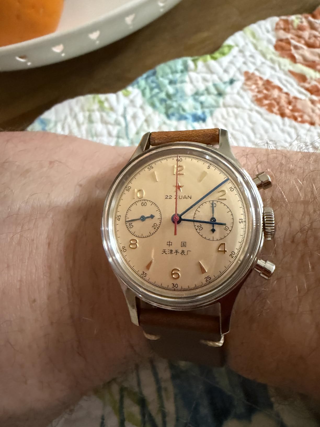 SEA-GULL Men's Mechanical Wristwatch, Seagull 1963 Aviation Chronograph Pilot Mechanical Watch, Manual Winding, GD 1963 International Edition, ST1901 customer photo 2