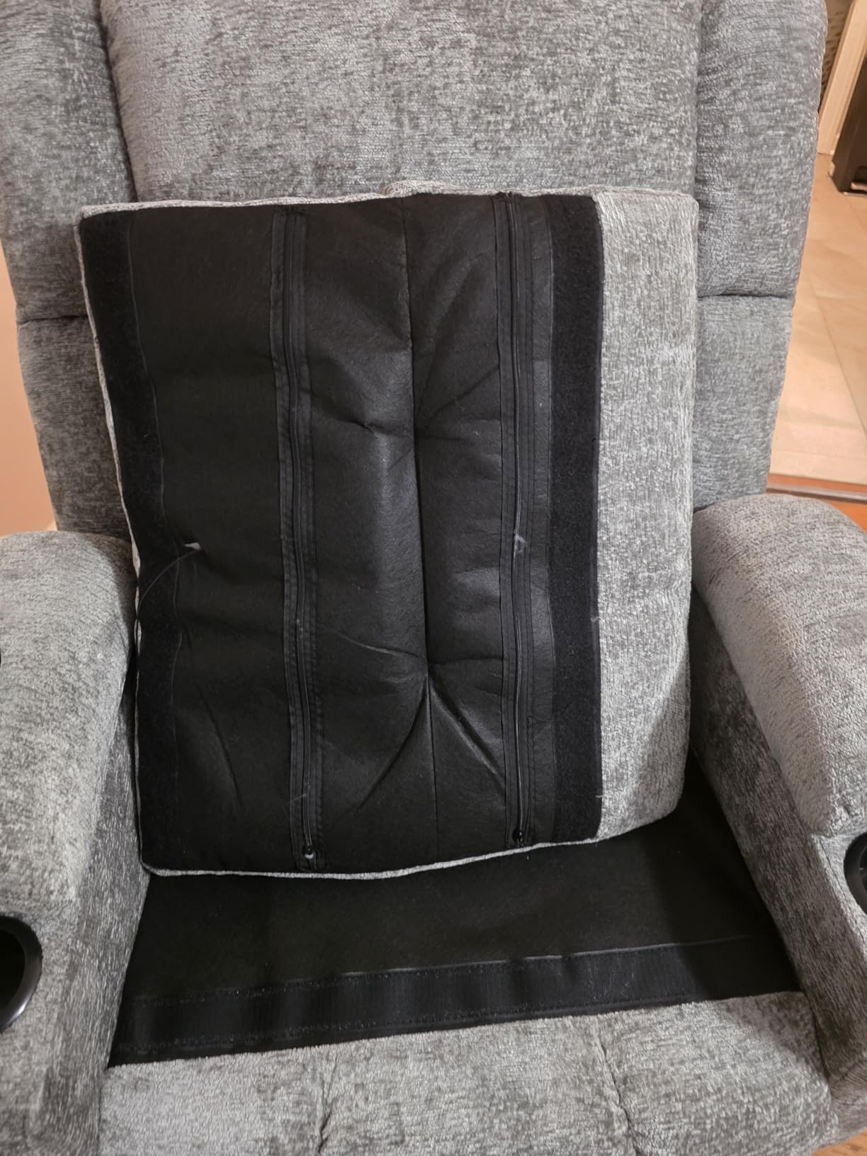 Dual Motor Power Lift Recliner for Elderly with Massage and Heat, Coffee customer photo 2