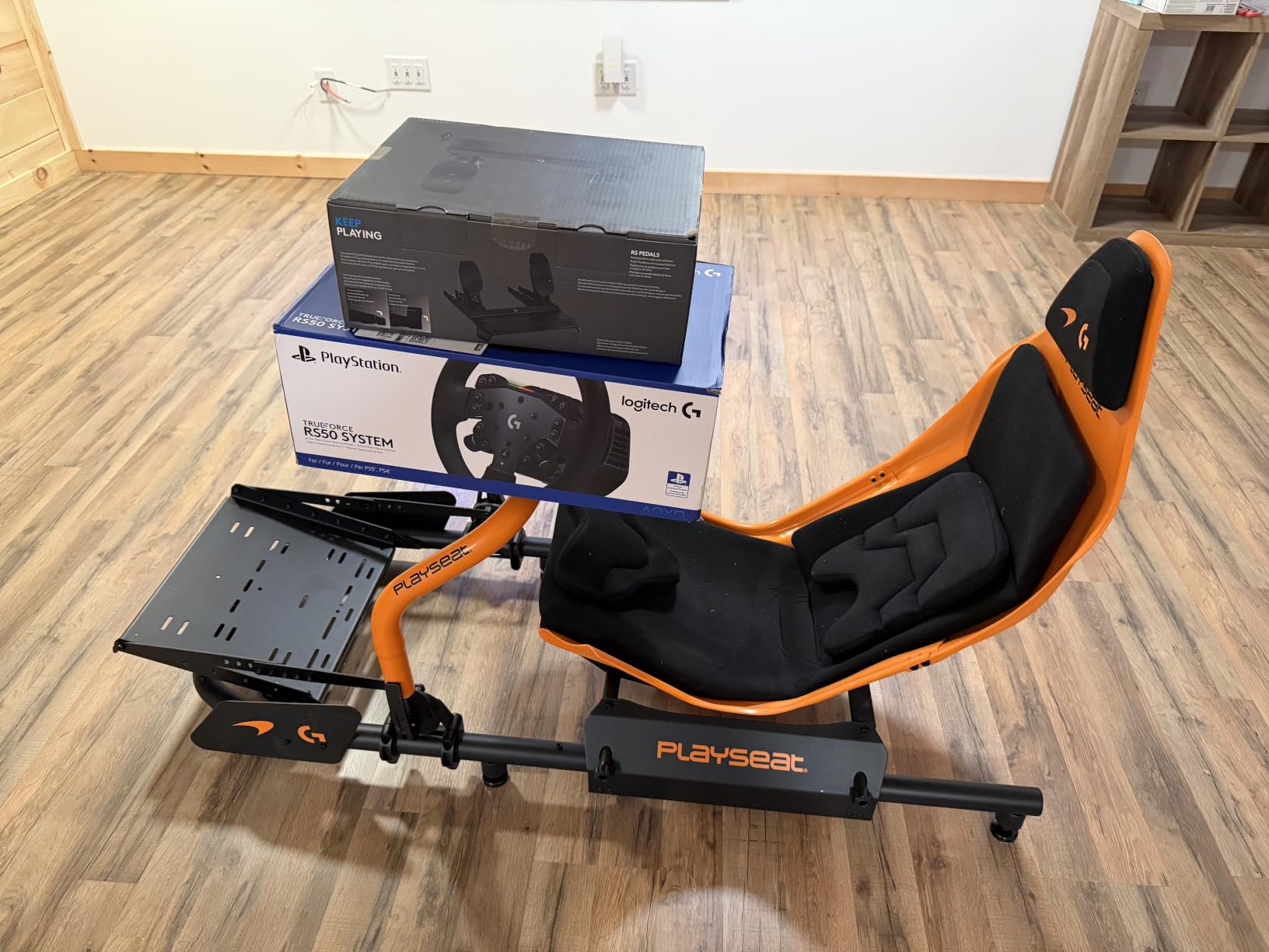 Logitech G RS Sim Racing Pedals (with 75 kg Load Cell Brake) | Adjustable pedal positions, modular design, robust extendable steel frame customer photo 1