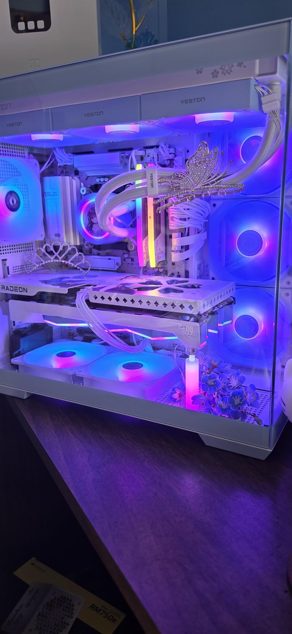 CORSAIR RM750e ATX 3.1 PCIe 5.1 Ready Fully Modular 750W Power Supply - 12V-2x6 Cable Included, Cybenetics Gold Efficiency, 105°C-Rated Capacitors, Modern Standby Mode - Black customer photo 1
