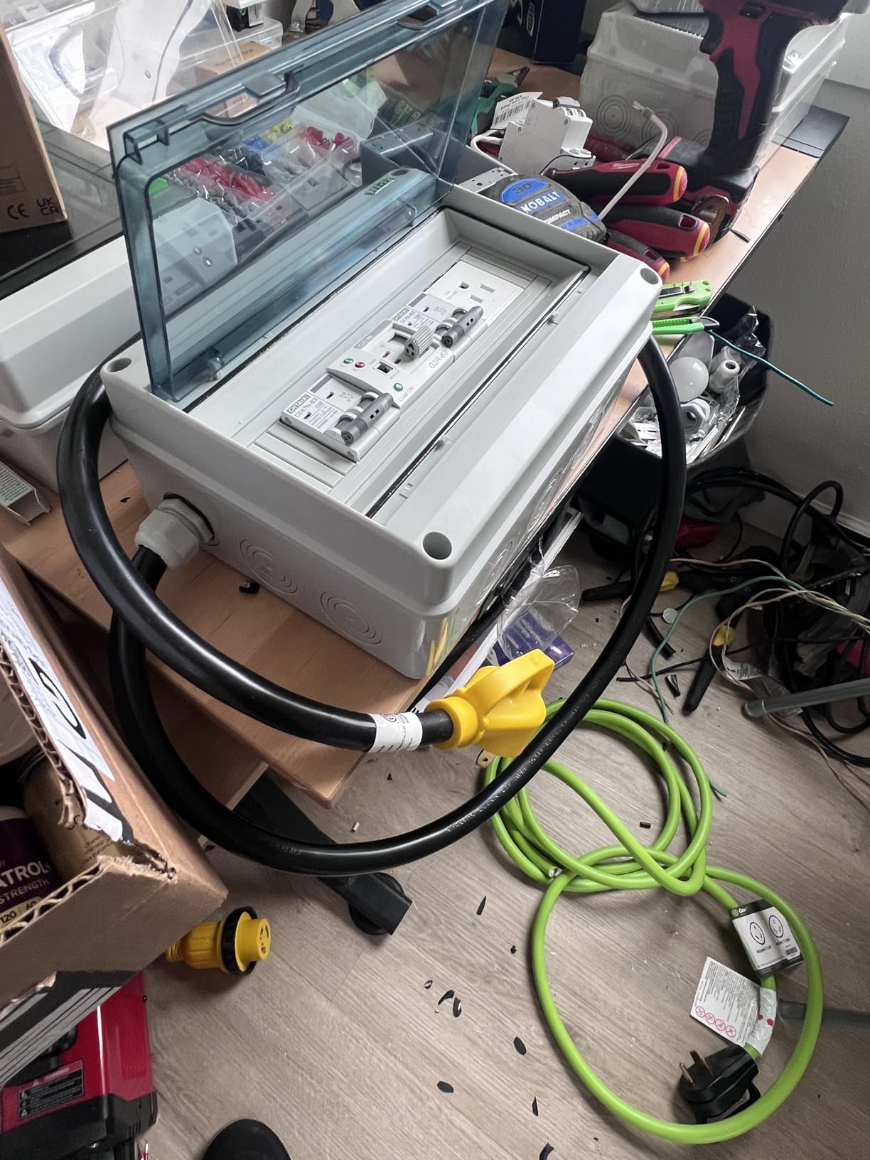 GEYA 2P 63A AC110V Automatic Transfer Switch,ATS Dual Power Auto Transfer Switch,Uninterruptible Millisecond-Level ATS,DIN Rail Mounting（G2R 2P 63A AC110V） customer photo 2