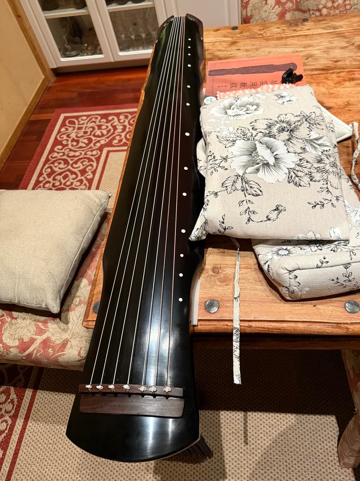 LANDTOM Professional Fuxi guqin, suitable for adults/children/advanced/intermediate/elementary (Brown) customer photo 1