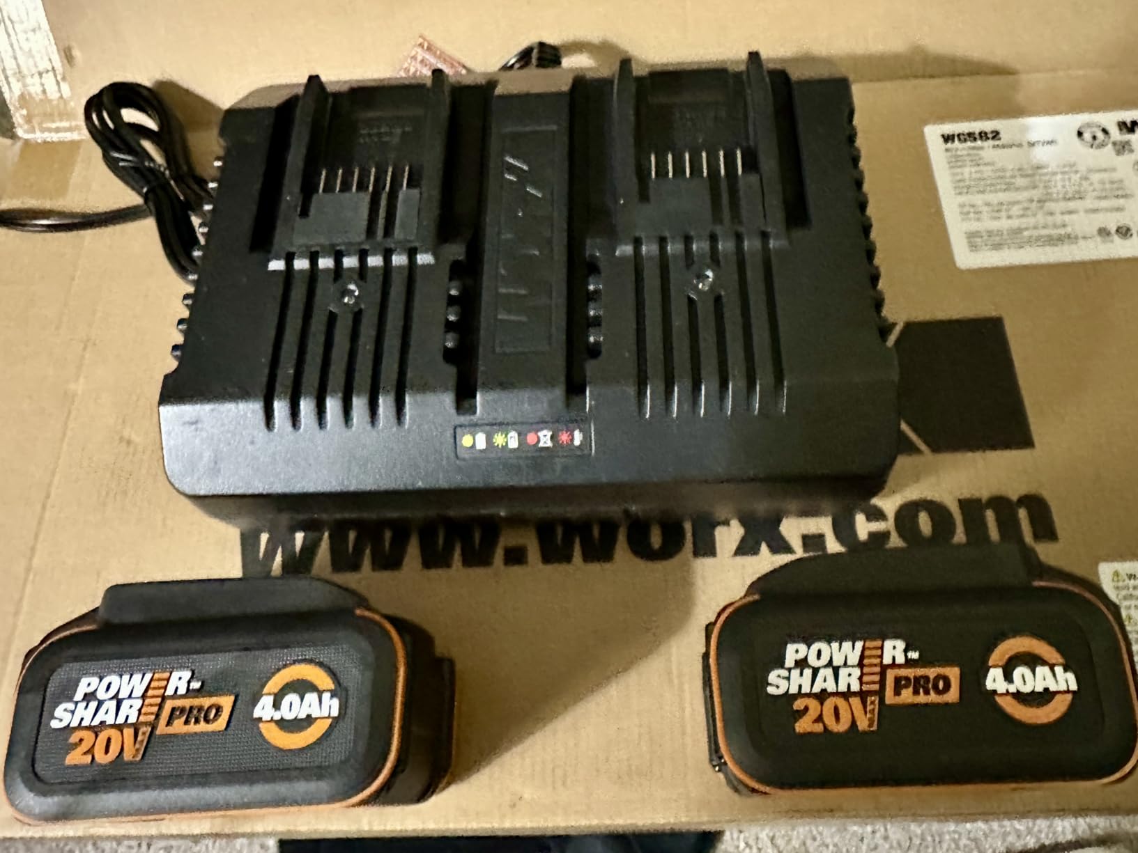 Worx Cordless Leaf Blower, 40V Quiet Blower for Heavy Leaf Removal, WG582 customer photo 2