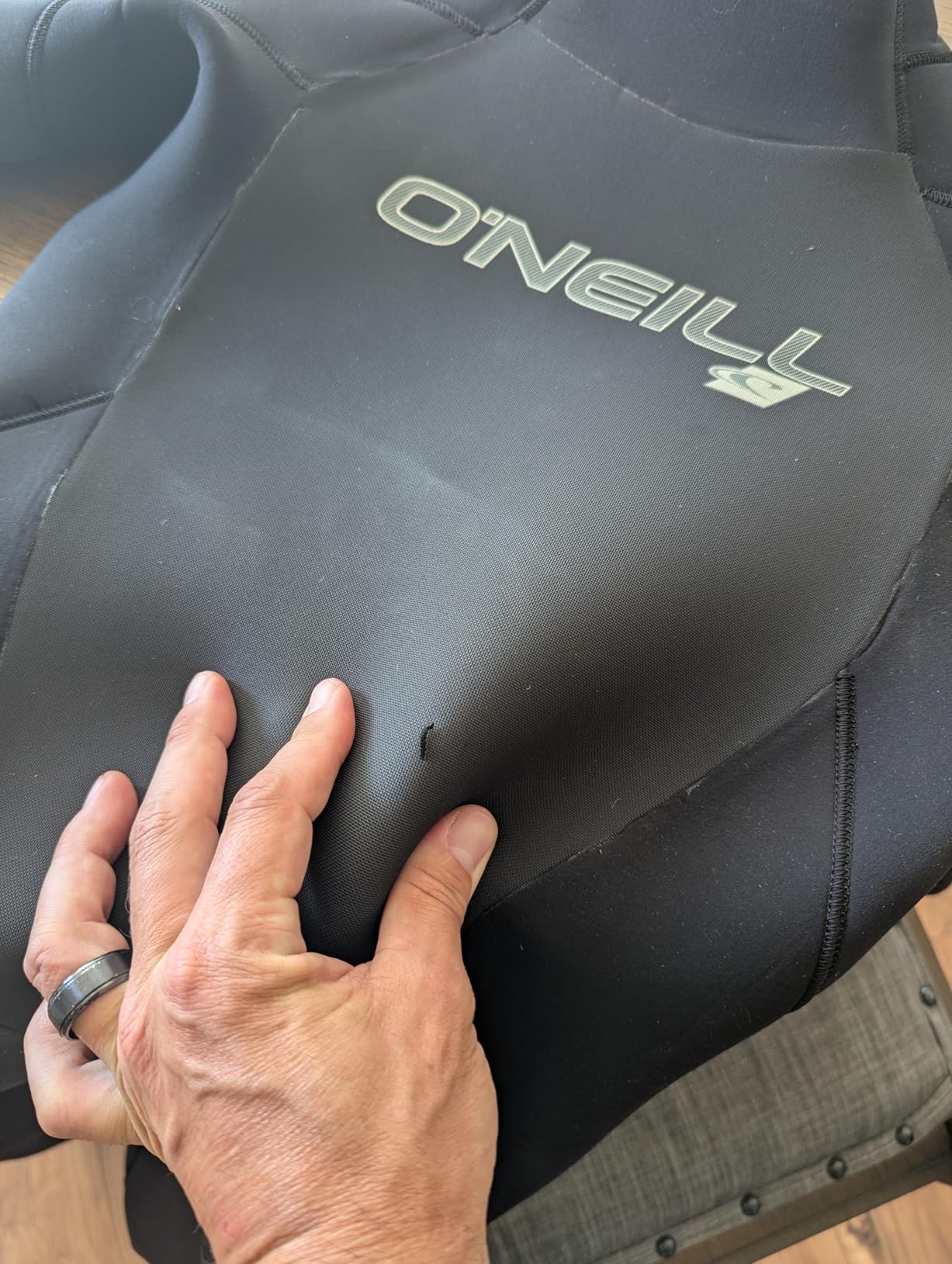 O'Neill Men's Epic 4/3mm Back Zip Full Wetsuit | Durable Warmth with Good Flexibility for Surfing and All Water Activities customer photo 2