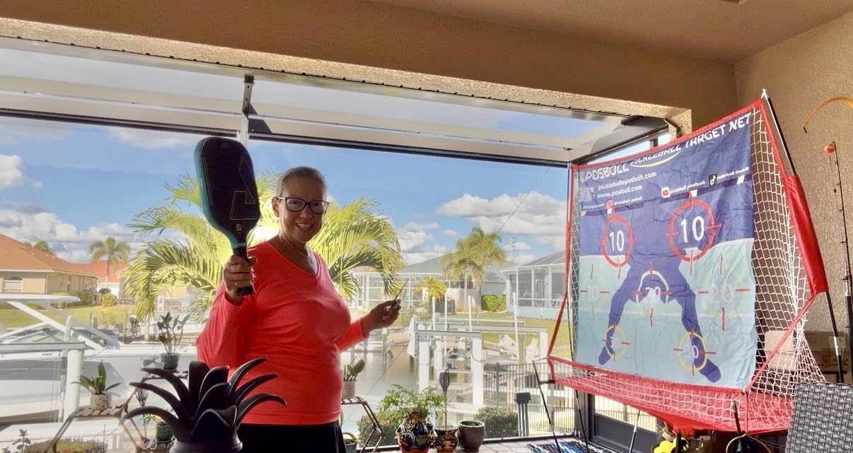 Pickleball Machine Ball Thrower with Net,Pickleball Launcher customer photo 1