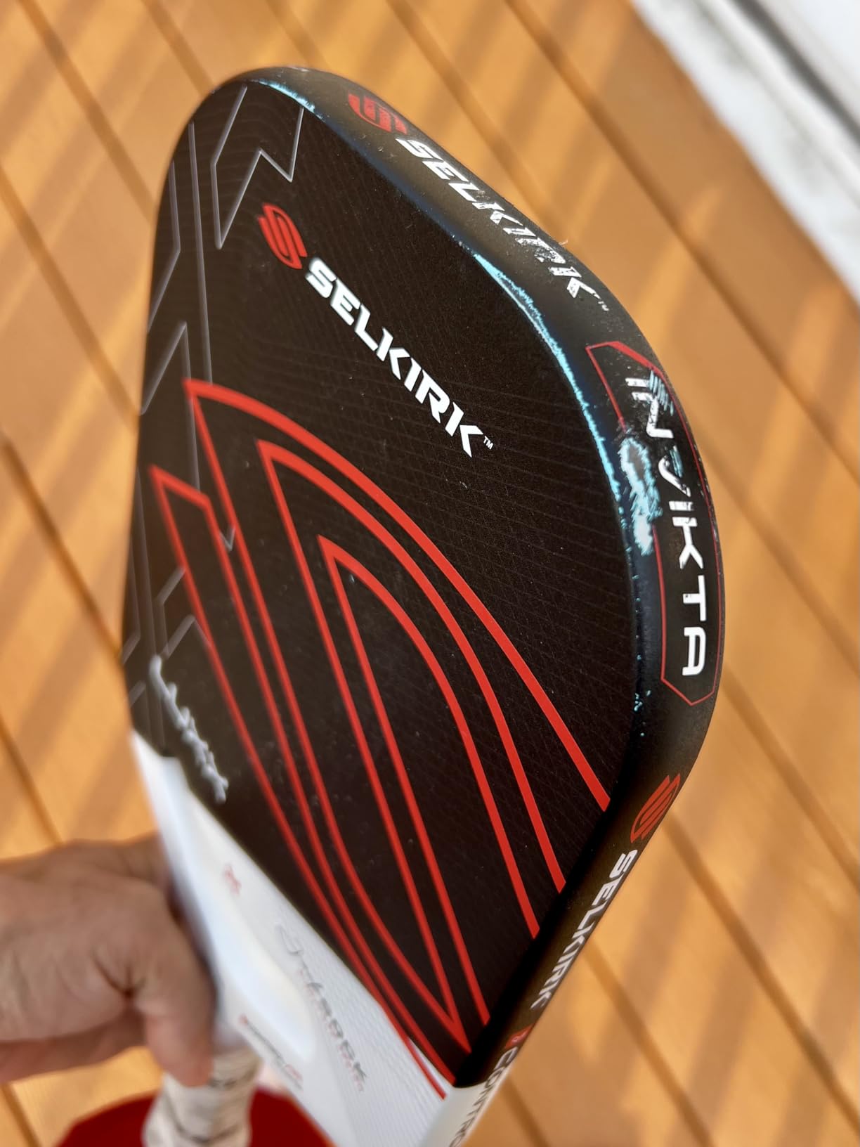 Selkirk Sport Labs 007 Pickleball Paddles | Raw Carbon Fiber + Titanium customer photo 1