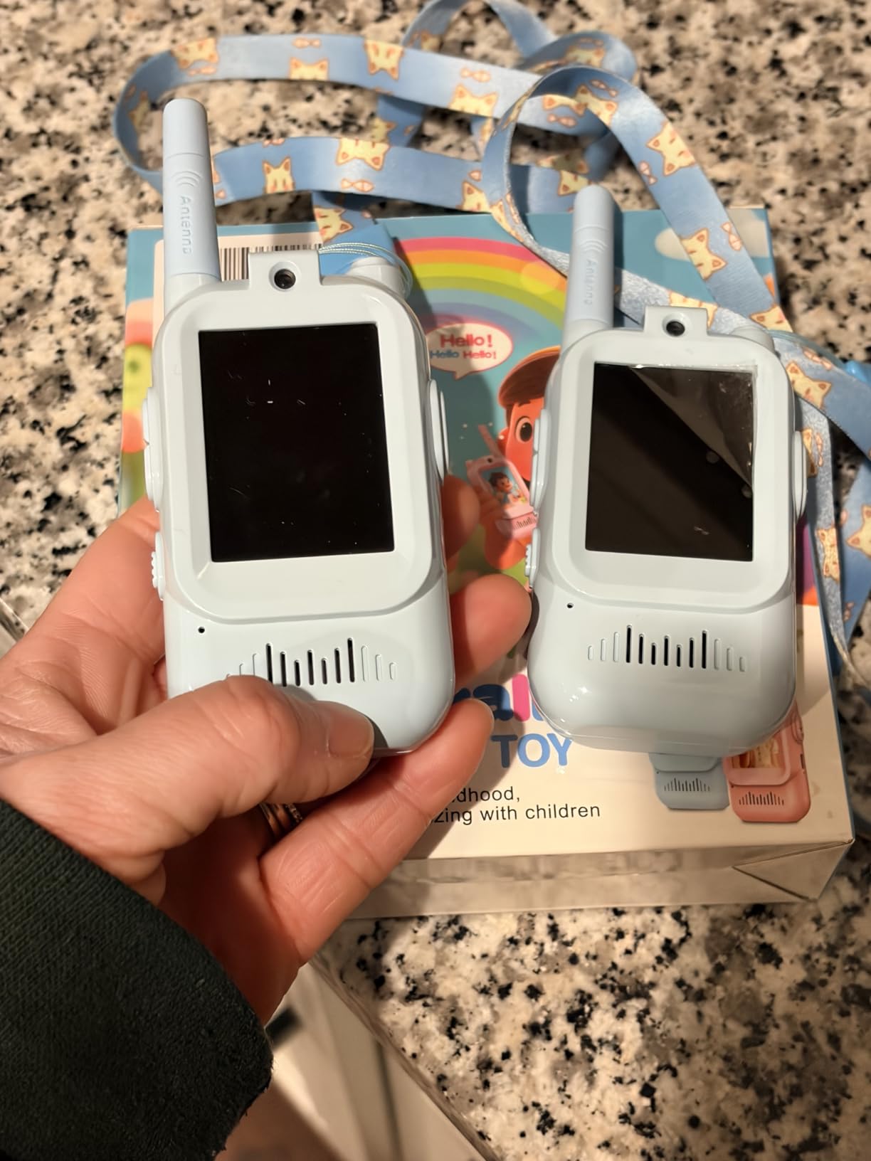 Video Walkie Talkies for Kids, 2 Pack Rechargeable with Screen customer photo 1