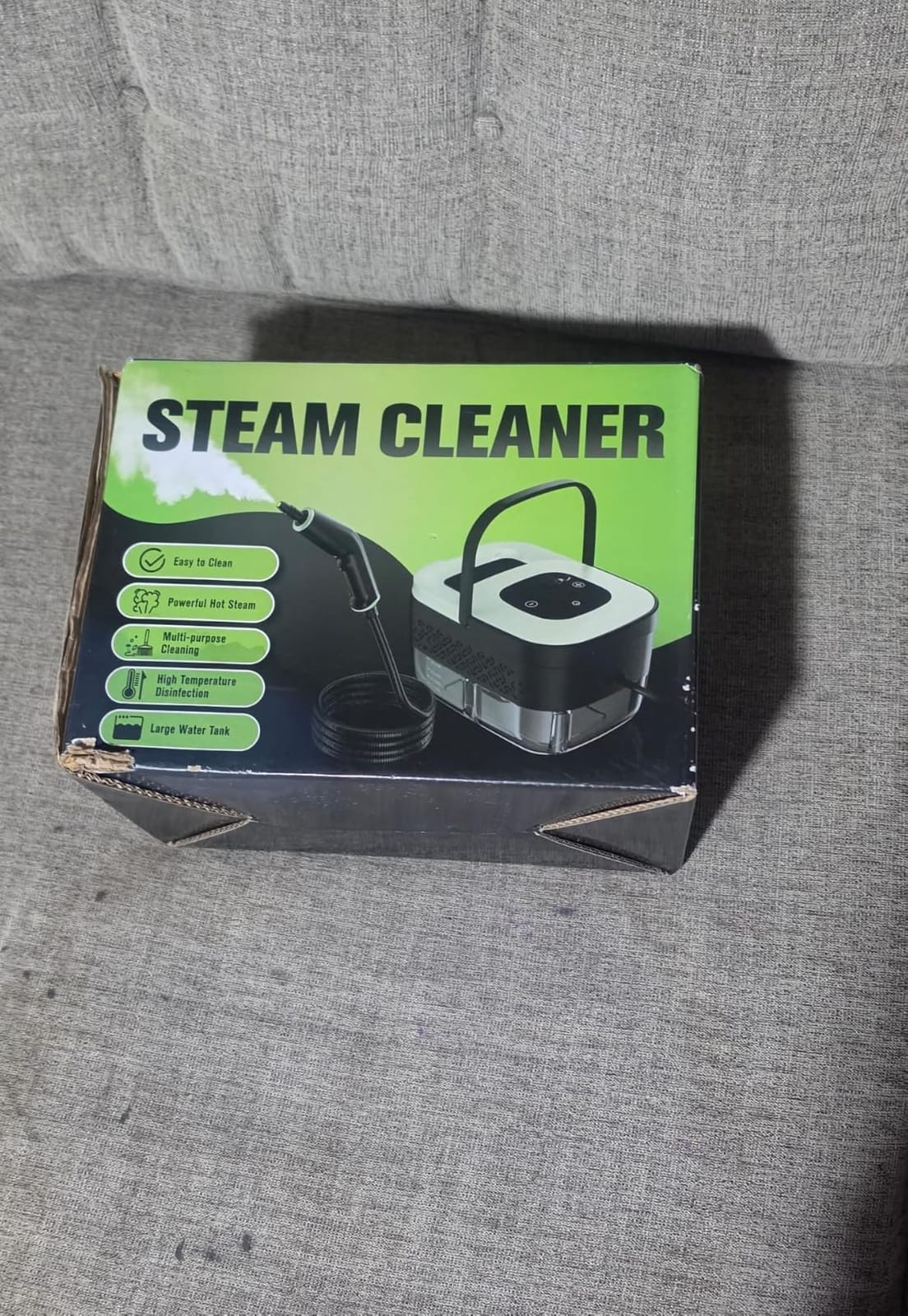 Steam Cleaner, Portable Steamer for Cleaning with 16pcs Accessories, 6-Level Adjustable and 15s Heat-Up, Handheld Steam Cleaner for Home, Tile, Dirt, Grout, Grease, Car Detailing customer photo 2