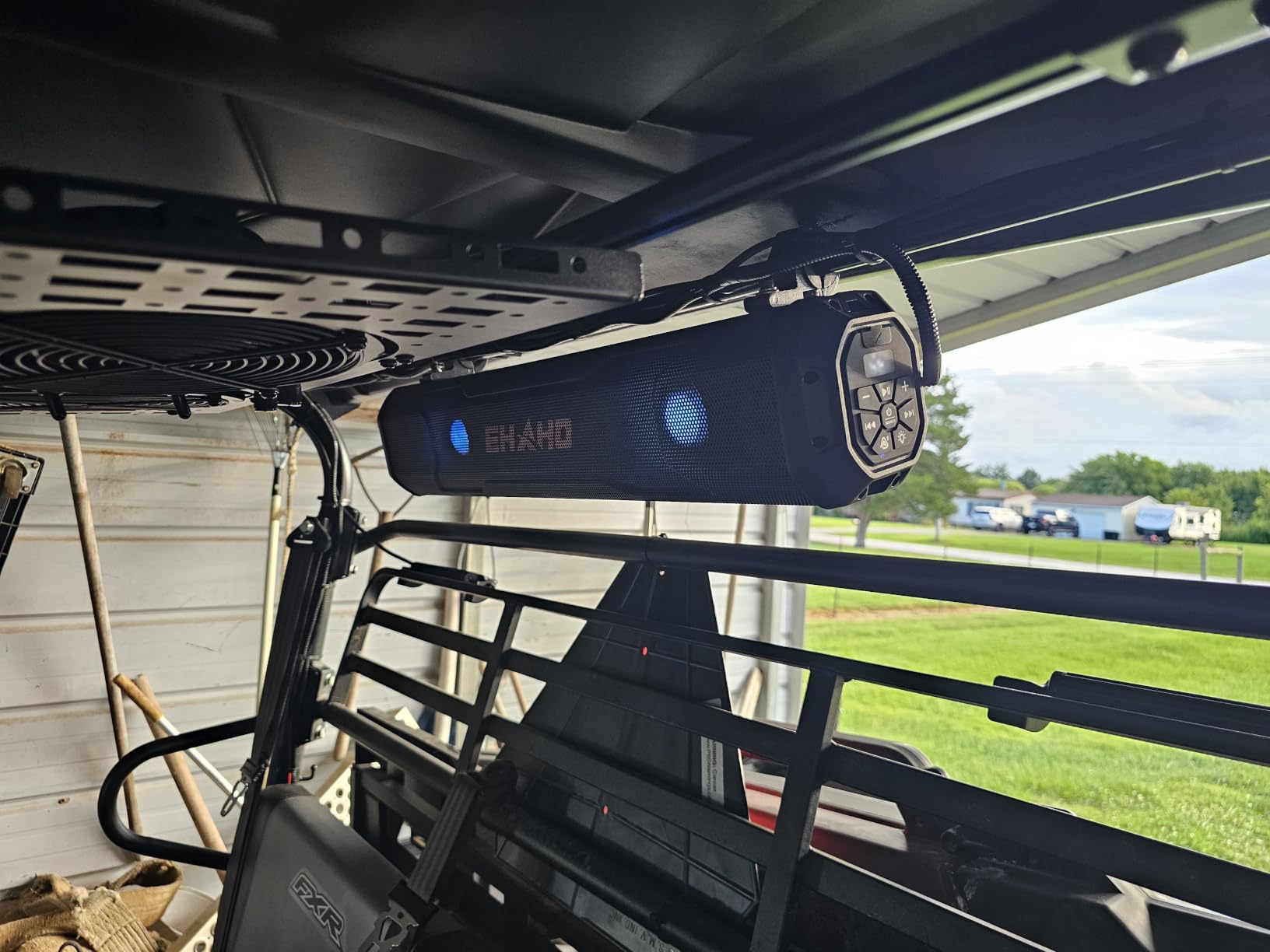 Ehaho 26'' UTV Sound Bar, Golf Cart Speaker Bluetooth with RGB Party Lights customer photo 1