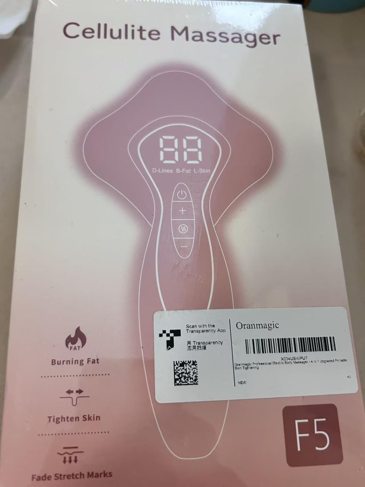 Cellulite Massager Body Sculpting Machine, Skin Tightening for Body | 3 Modes with Heating, 10 Adjustable Intensity Levels, Suitable Legs, Belly, Waist, Arms, Buttock, Wireless & Lightweight customer photo 2
