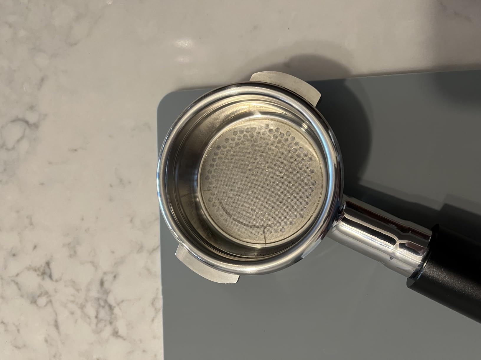 IKAPE 58mm Bottomless Naked Portafilter, Black Compatible with E61,Rocket,Sanremo,Slayer,Flair 58,ECM,etc.Espresso Machines(20g Basket Included) customer photo 1