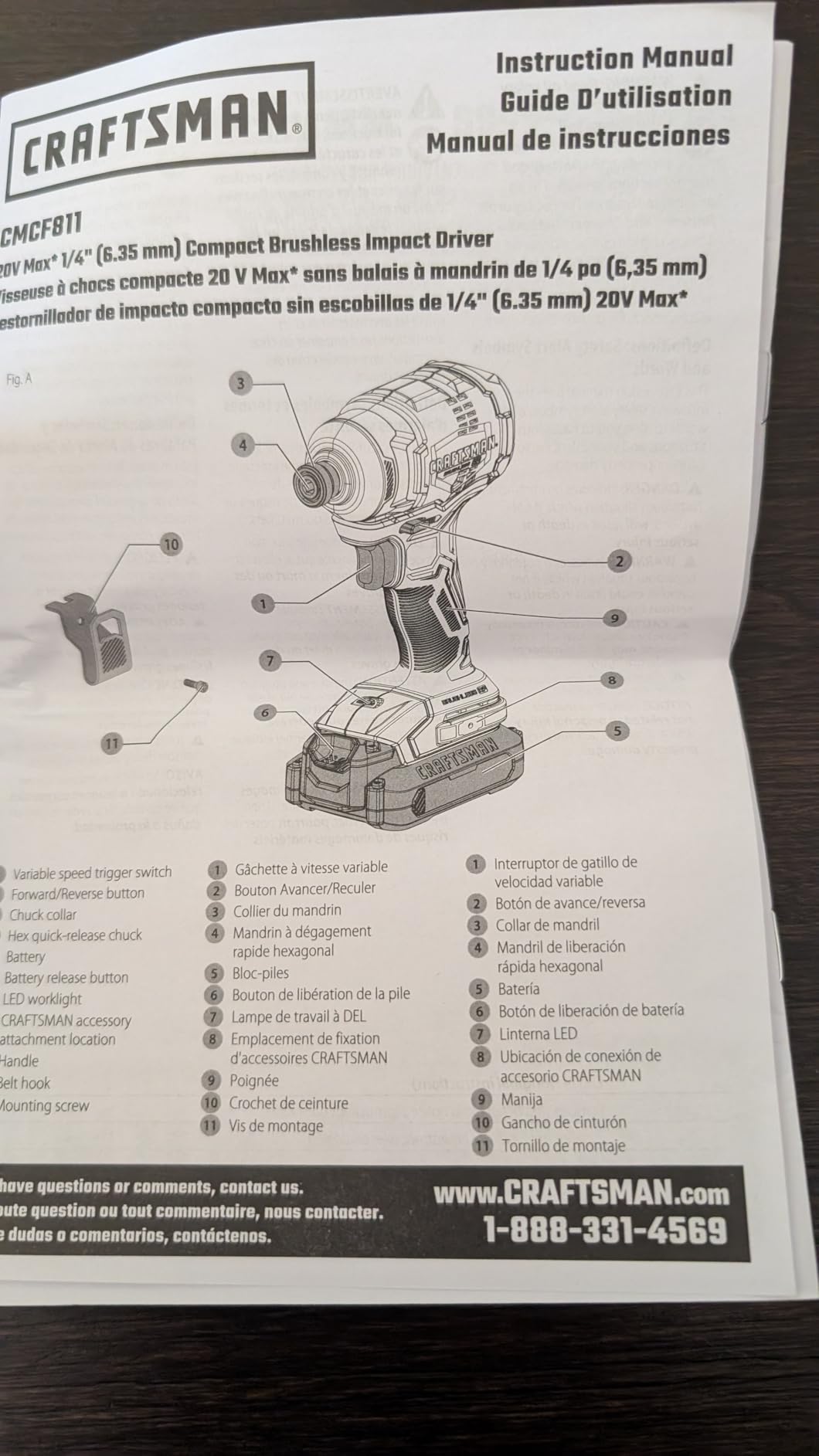 CRAFTSMAN V20 BRUSHLESS RP Compact Impact Driver Kit (CMCF811D1) customer photo 1