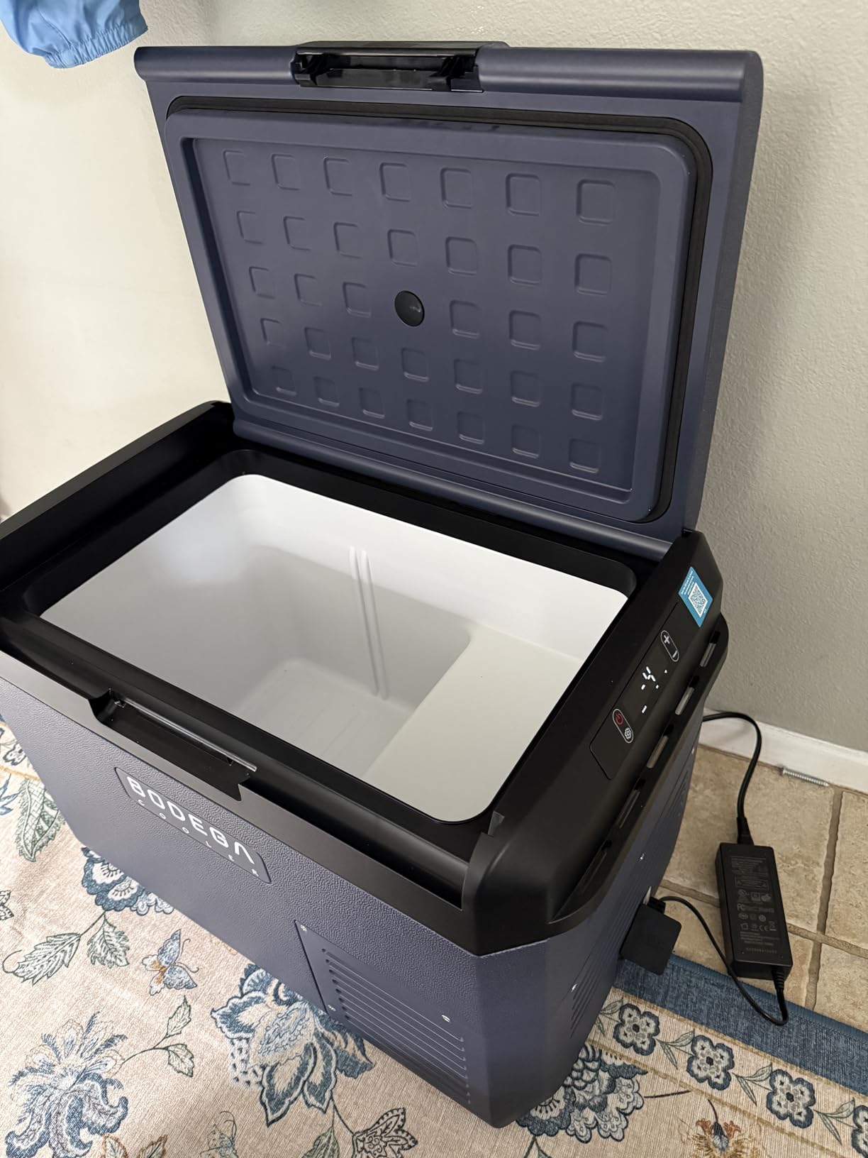 BODEGA 12 Volt Car Refrigerator - 26QT Portable Freezer IPX4 Waterproof Car Fridge Electric Cooler Ultra-Quiet for Truck Van Camping Travel 12/24V DC 110~240 Volt AC, -4℉~68℉ customer photo 2