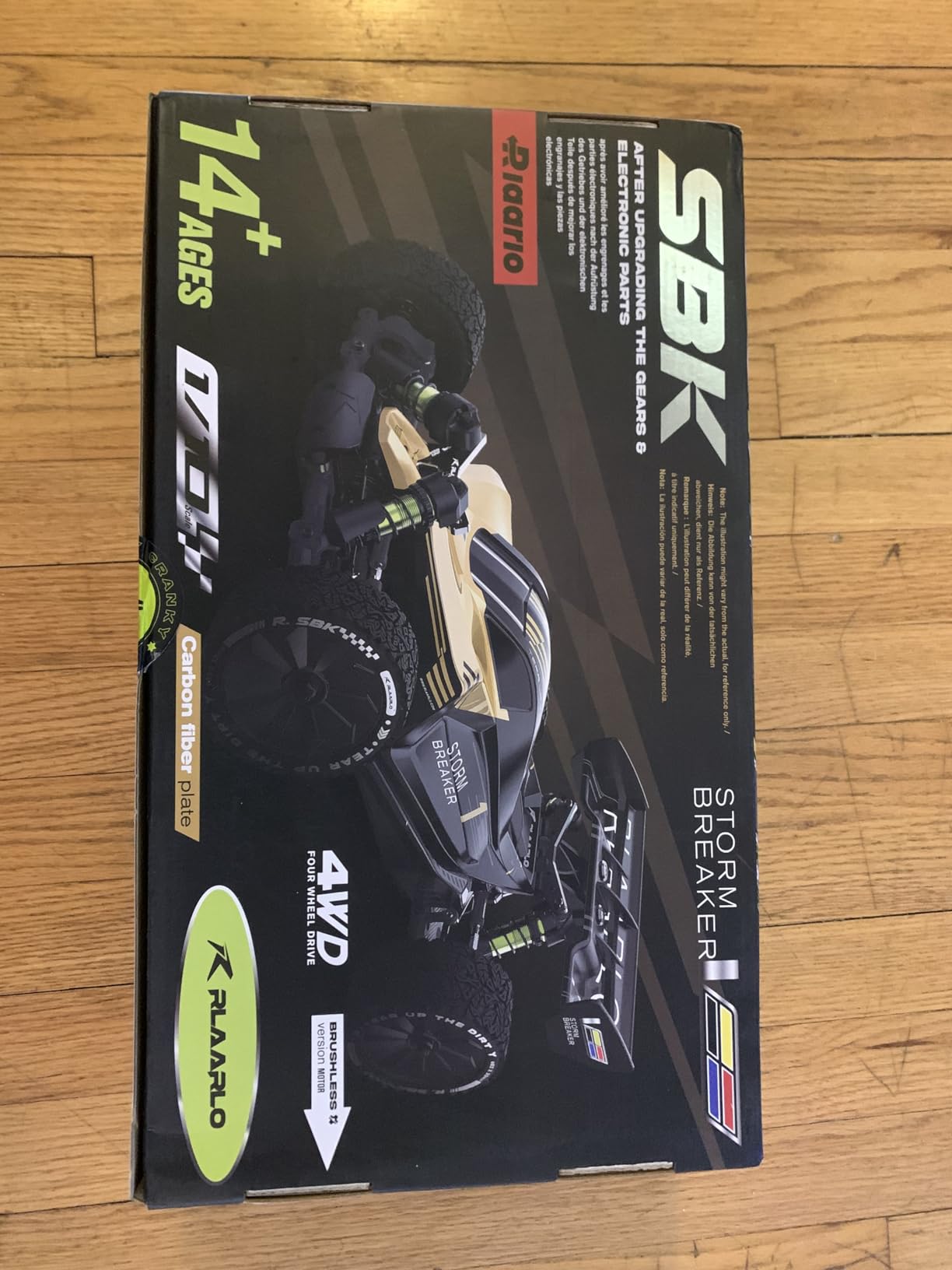 RLAARLO 1/10 Brushless RC Cars, 4×4 Buggy, 50+ MPH, Carbon Fiber, Ages 8+ customer photo 2