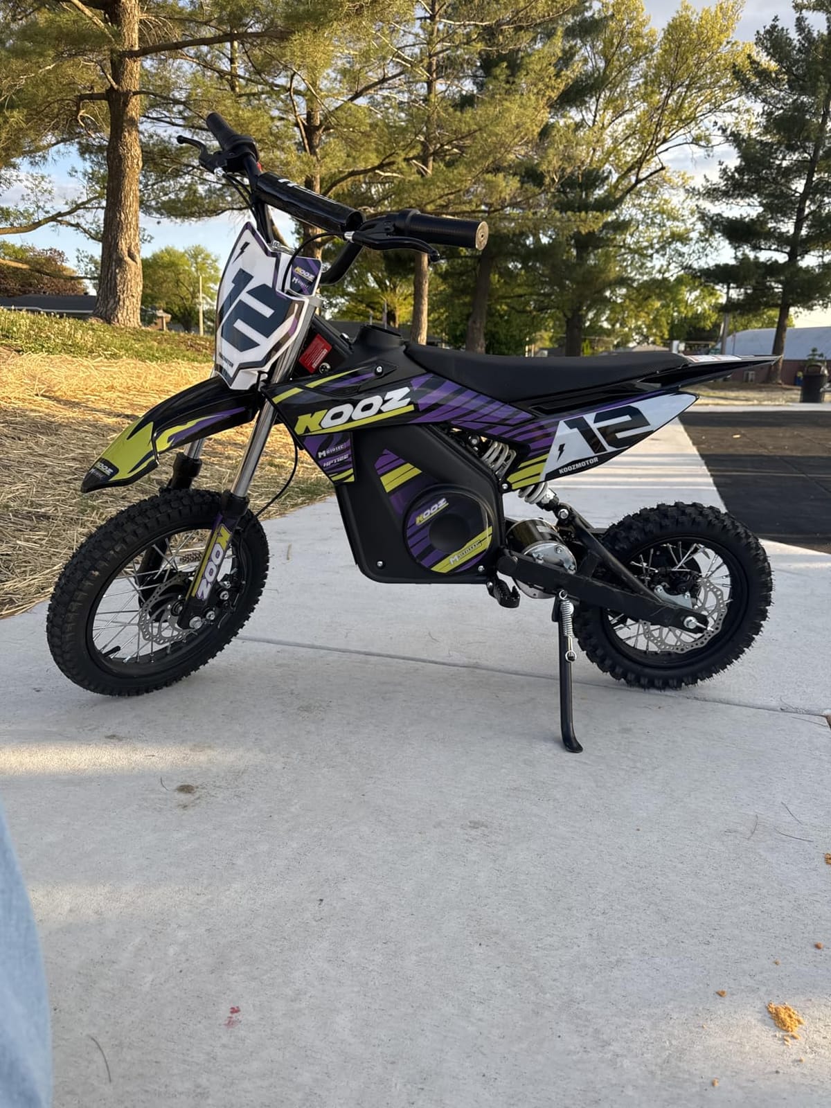 KOOZ HP112E PRO 36V 1000W Electric Dirt Bike Motorcycle for Kids customer photo 2