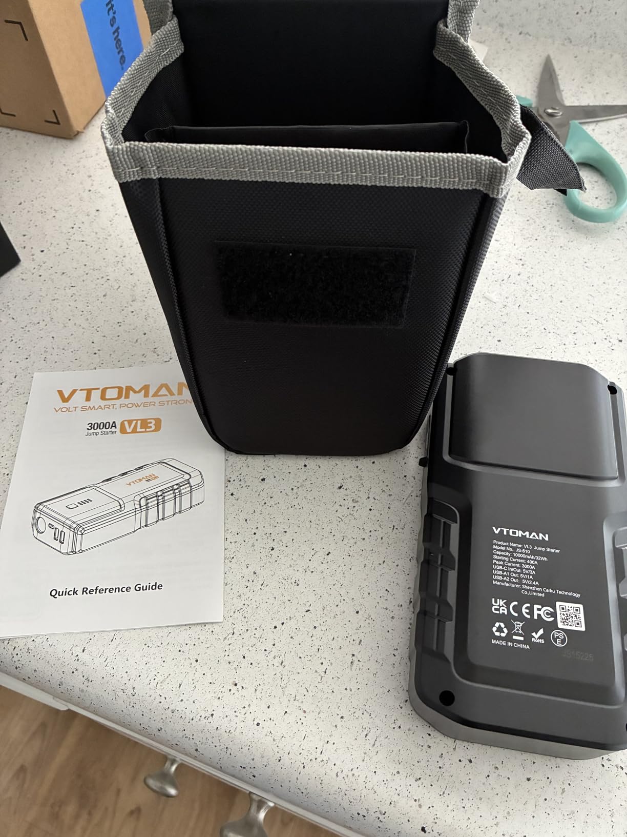 VTOMAN VL7 6000A LiFePO4 Portable Jump Starter for All Gas and 10L Diesel customer photo 1