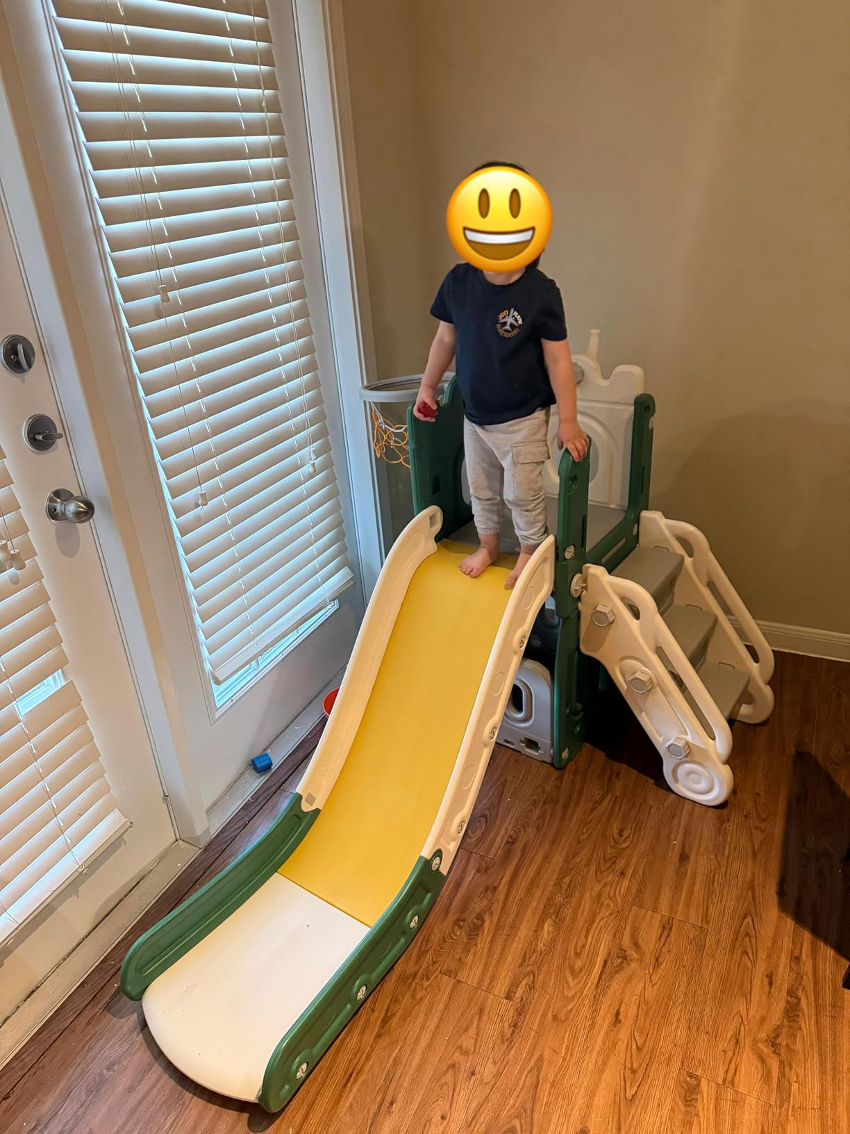BIERUM 6 in 1 Toddler Slide for Toddlers Aged 1-3 Indoor Playset White customer photo 1