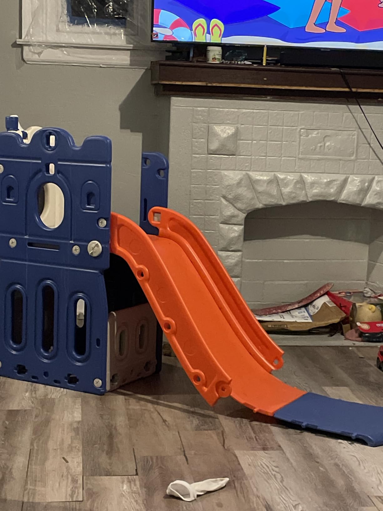 BIERUM 6 in 1 Toddler Slide for Toddlers Aged 1-3 Indoor Playset White customer photo 2