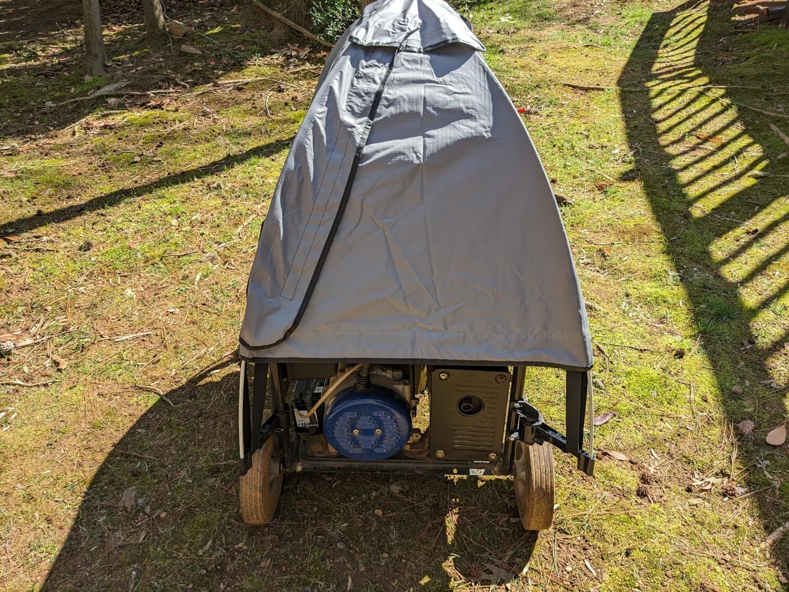 GenTent Universal Open Frame Generator Tent, Gray, Original - Standard customer photo 2