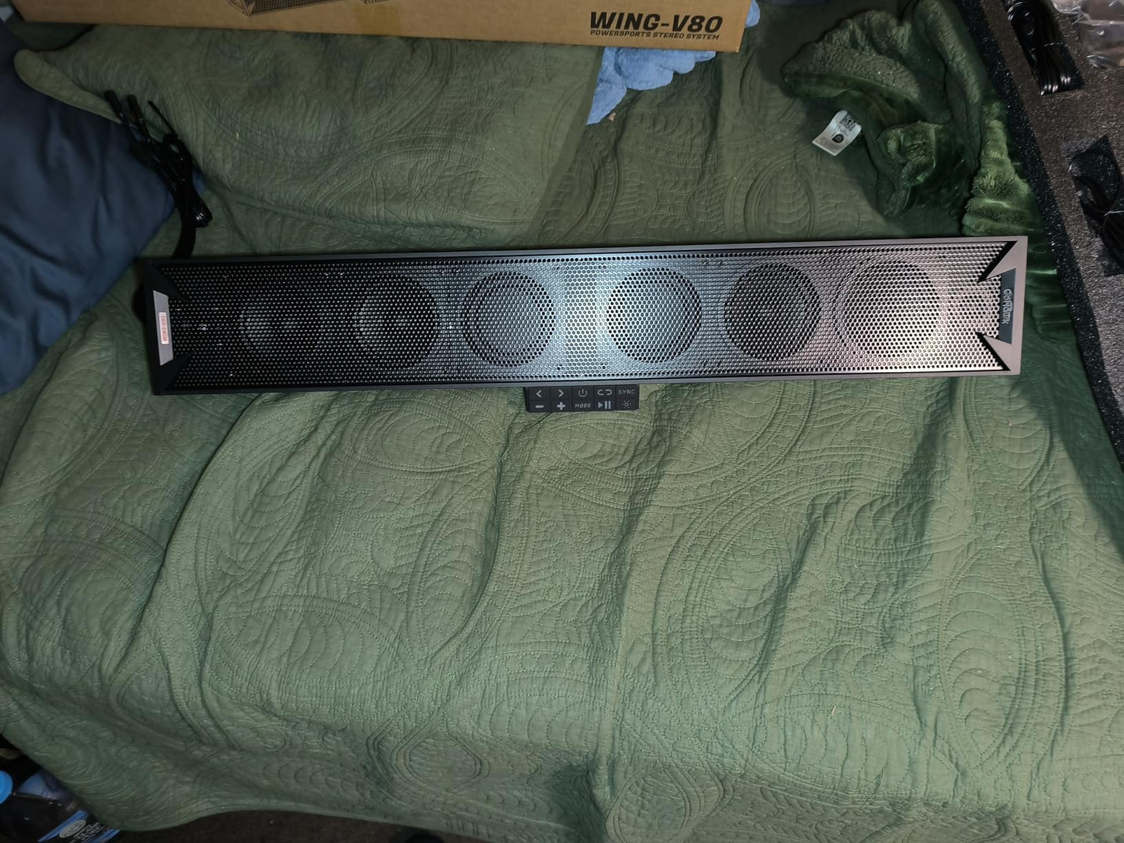 GoHawk 25 Inch 6-Speaker UTV Sound Bar with Bluetooth, RGB ATV Soundbar customer photo 2