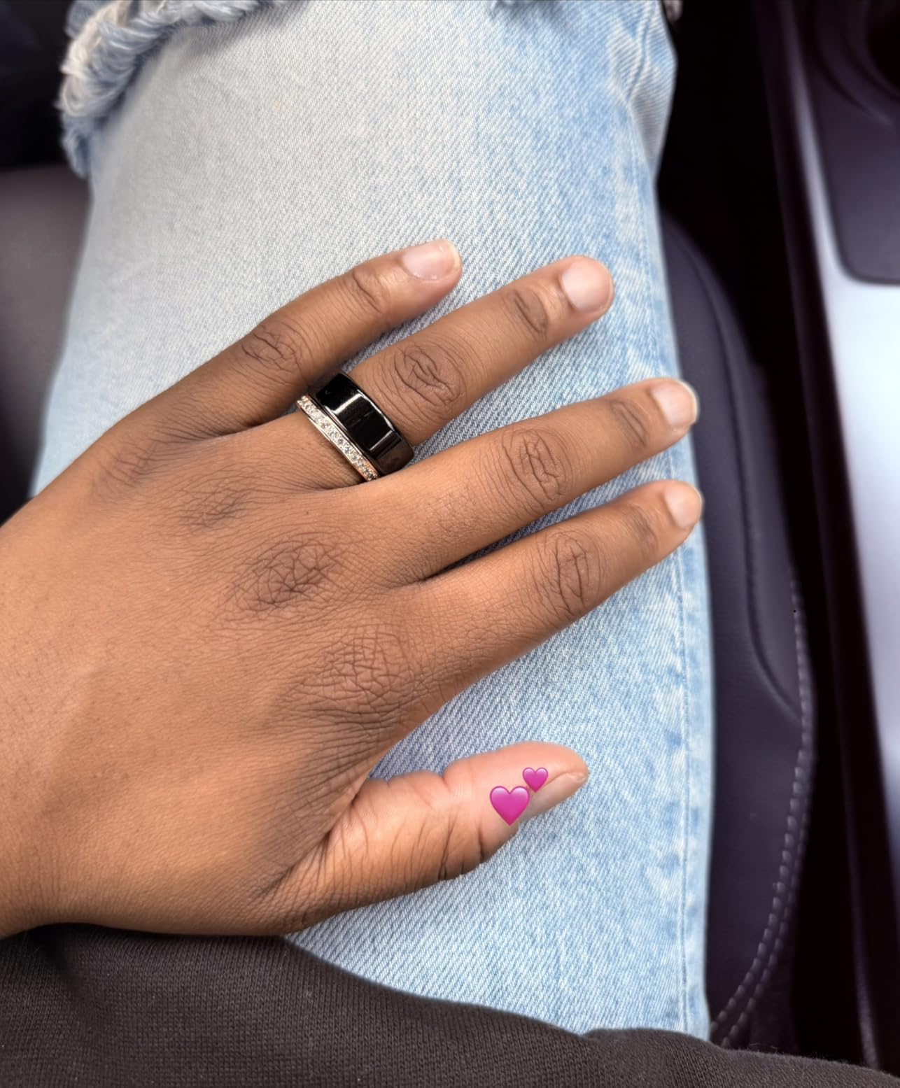 Smart Ring for Women, Health Tracker & 5ATM, COLMI R02. (Gold, 8#) customer photo 1