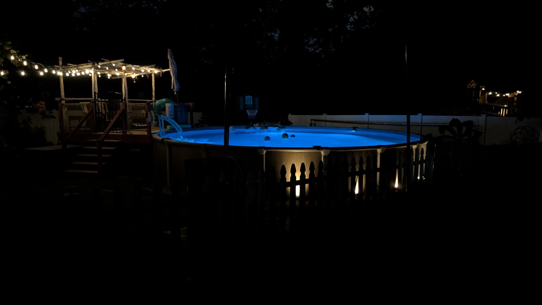 Solar Pool Lights for Inground & Above Ground Pool, 10-Color 4-Mode LED Pool Lights, Underwater Swimming Pool Lights with Timer, Submersible Pool Lights with Remote, Waterproof Design (Black, 1 Pack) customer photo 2