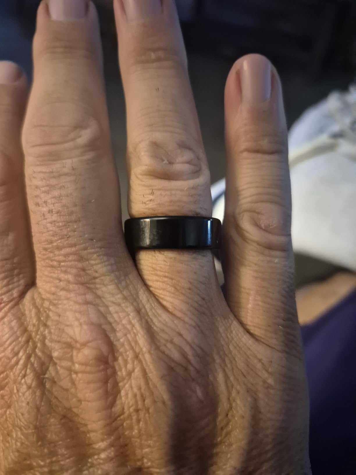 Smart Ring for Women & Men, Sleep and Stress Fitness Tracker (Rose Gold 9) customer photo 2