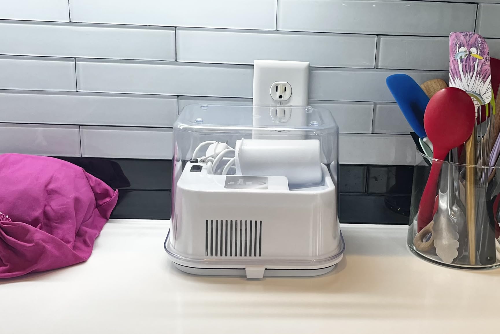 Wondermill Kitchen Mill - Upgraded Electric Grain Mill - Quieter, Faster, Cooler - Wheat, Corn, & Grain Grinder, Flour Mill - Assembled in the USA - Stainless Steel Milling Chamber - Model 95 customer photo 2