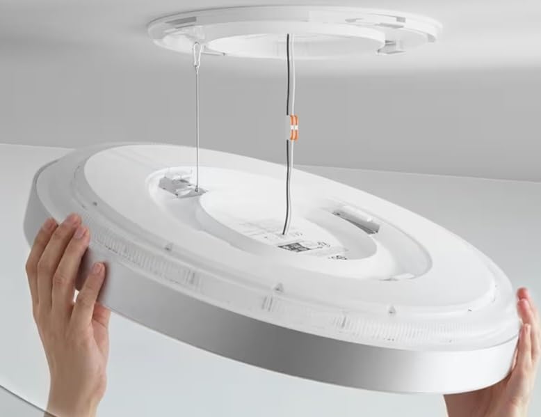 Govee Ceiling Light Ultra 21 Inch, 5000LM Smart Flush Mount Ceiling Light | DIY Ceiling Canvas for Living Room, Bedroom & Game Room, Compatible with Matter & Alexa, RGBIC & Tunable White 2700K-6500K customer photo 1