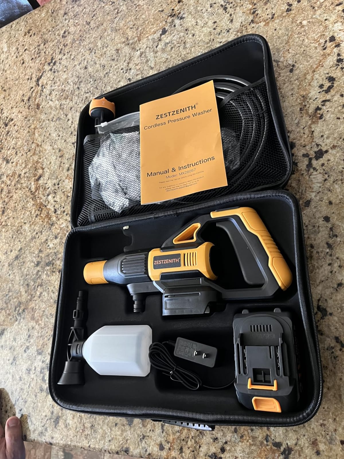 Cordless Pressure Washer Battery Powered, Handheld Cordless Power Washer customer photo 2