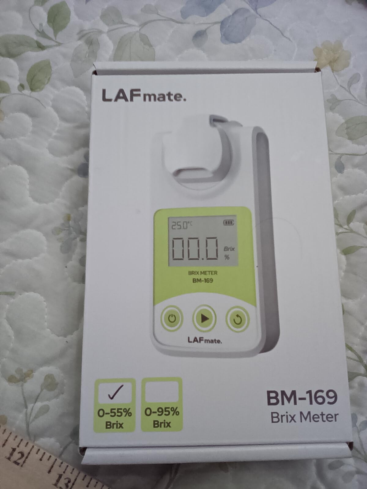 Digital Refractometer Range 0-55% Brix for Wine Making, Home Brewing, Brix Refractometer with ATC for Coffee, Juice, Fruit Brix Meter customer photo 2