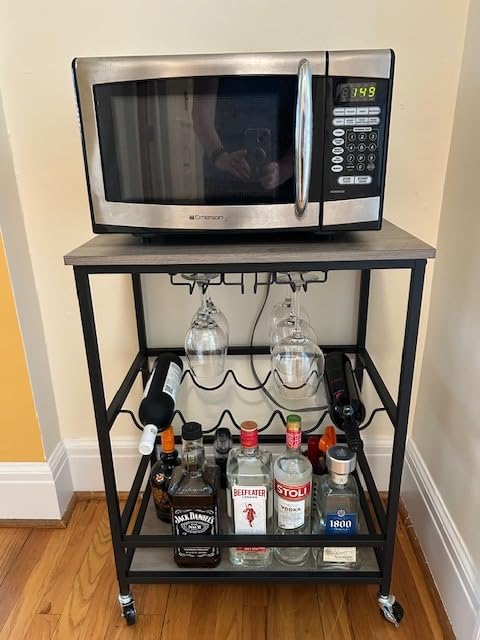 VASAGLE Rolling Cart with Drawers,5 Drawers Storage Cart, White customer photo 2