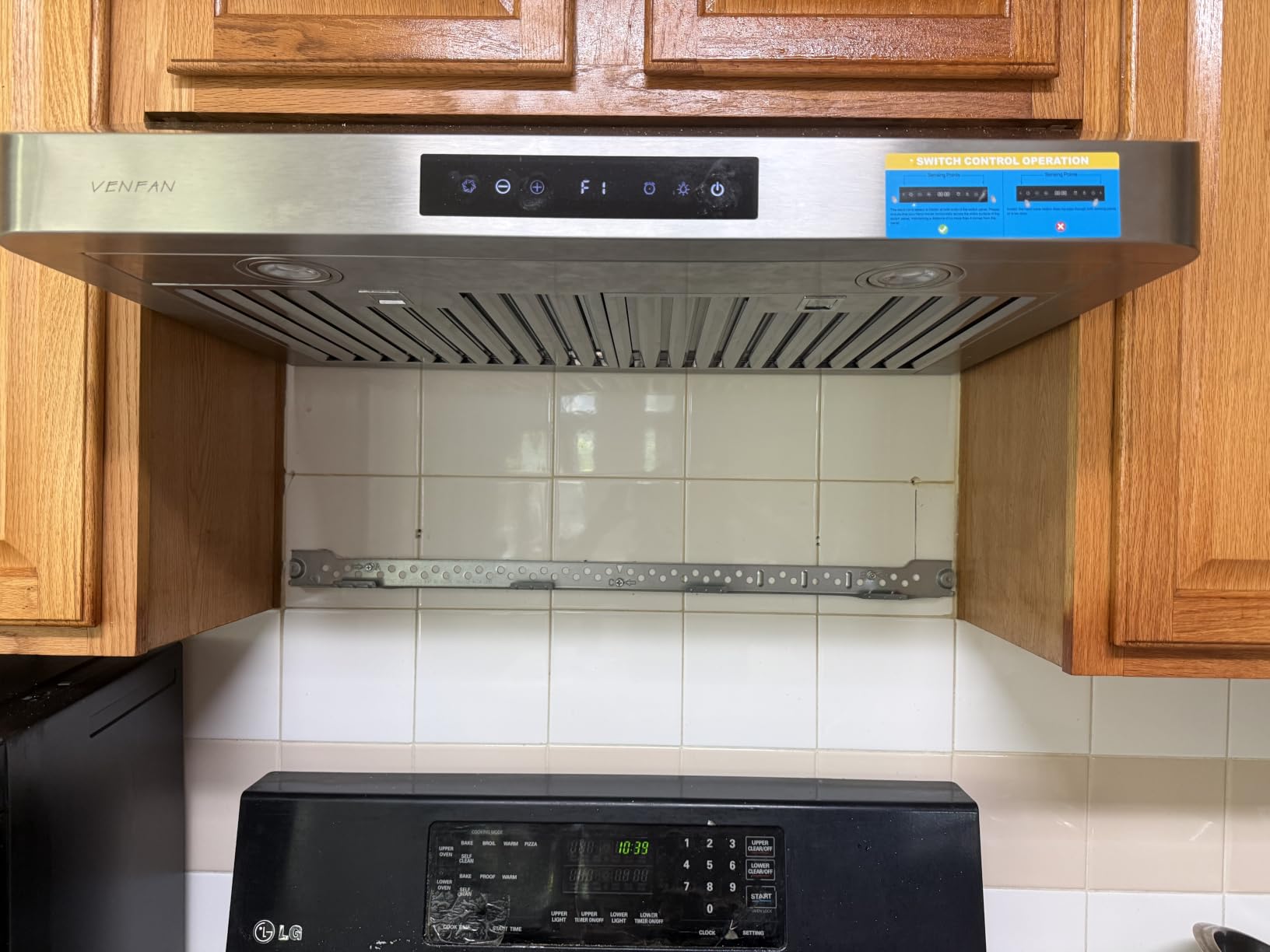 48 Inch Range Hood Under Cabinet 1500 CFM, Kitchen Vent Hood with 4-Speed Delay Shutoff & Memory Function customer photo 2