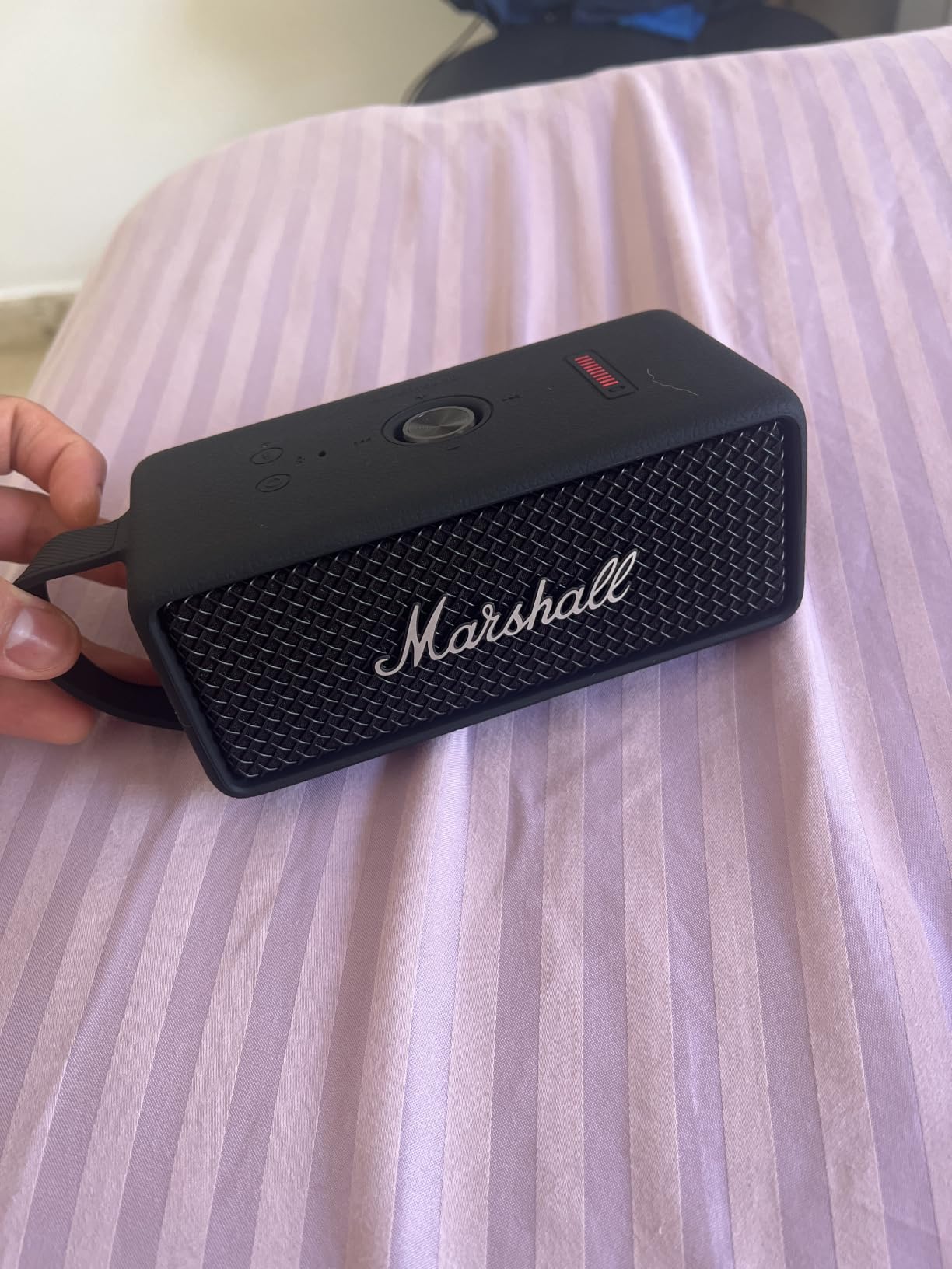 Marshall Emberton III Portable Bluetooth Waterproof Speaker - Black/Silver customer photo 2