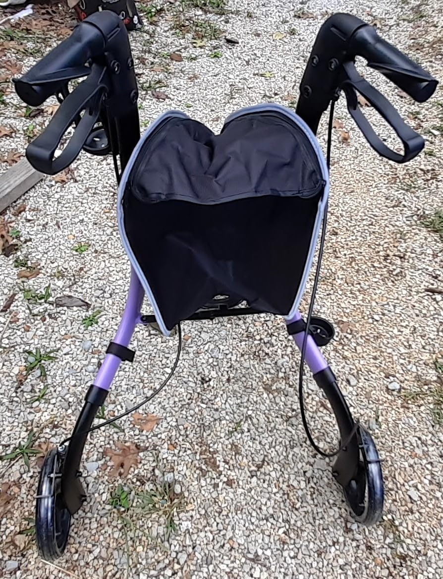 HOMLAND Foldable 3 Wheel Walkers for Seniors, Lightweight 10.4 lbs customer photo 2