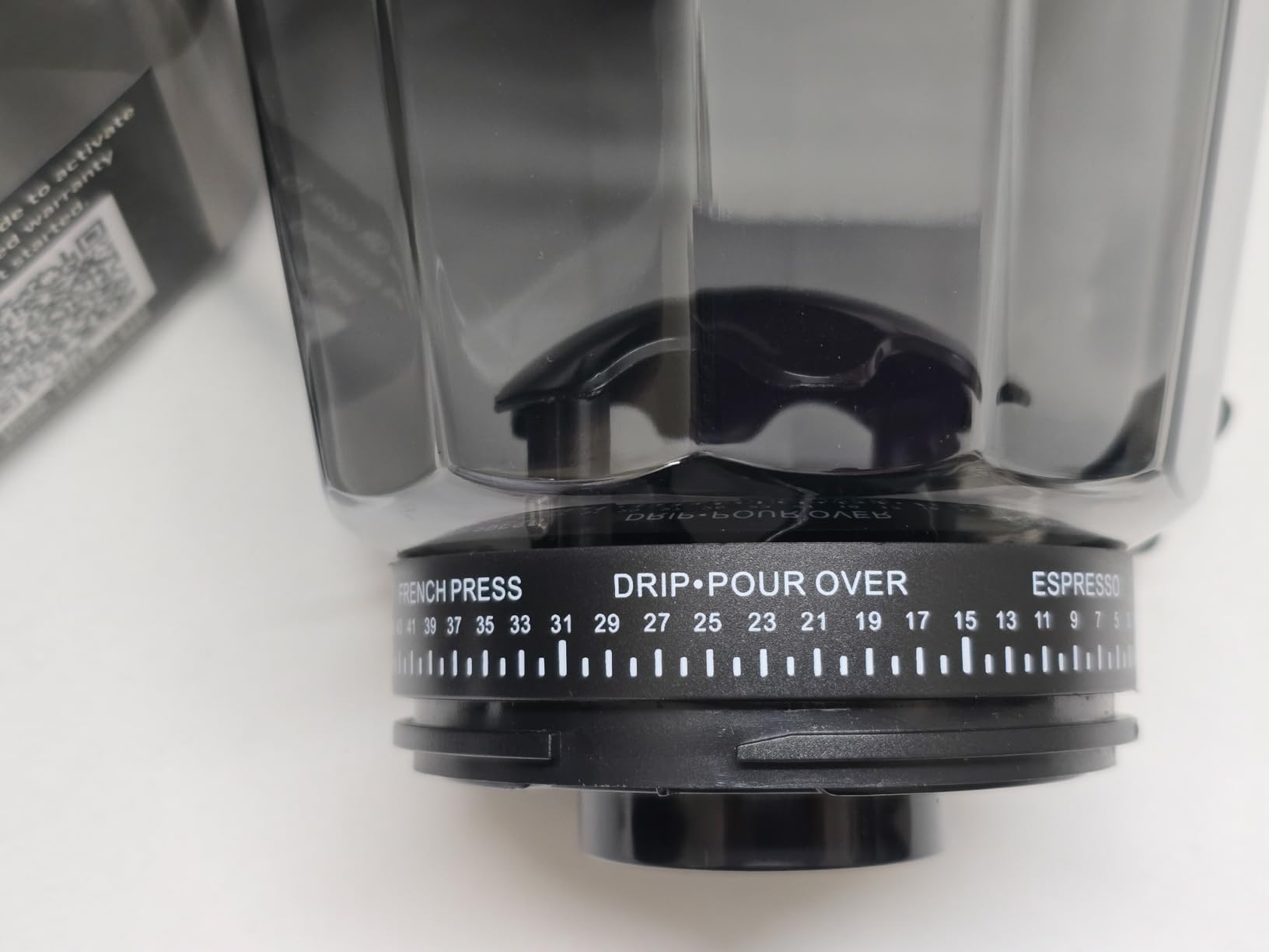 AAOBOSI Espresso Coffee Grinder, Anti-Static, 45 Grind Settings, 40s Timer customer photo 1