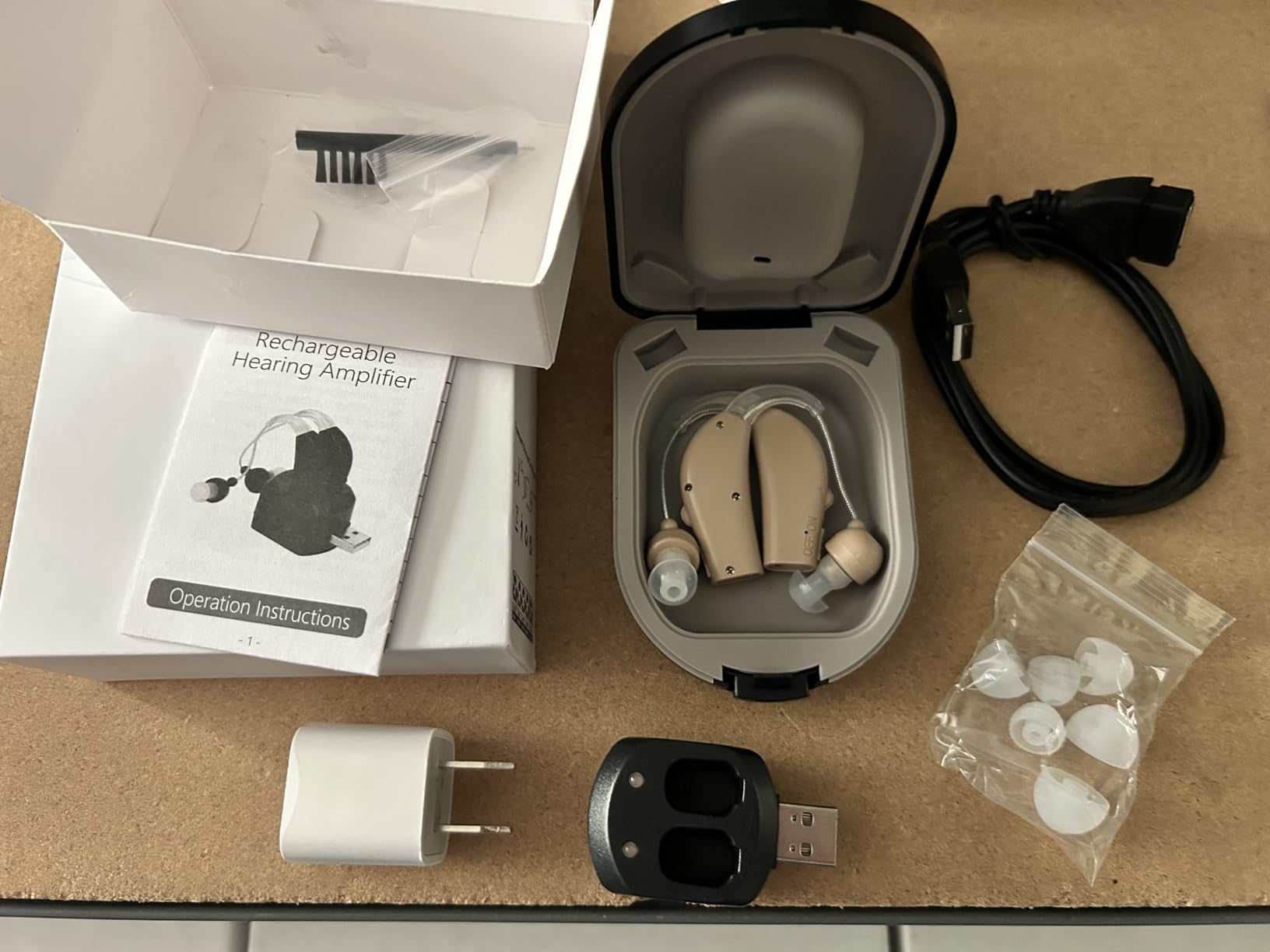 Hearing Aids for Seniors Rechargeable 24H Battery customer photo 1